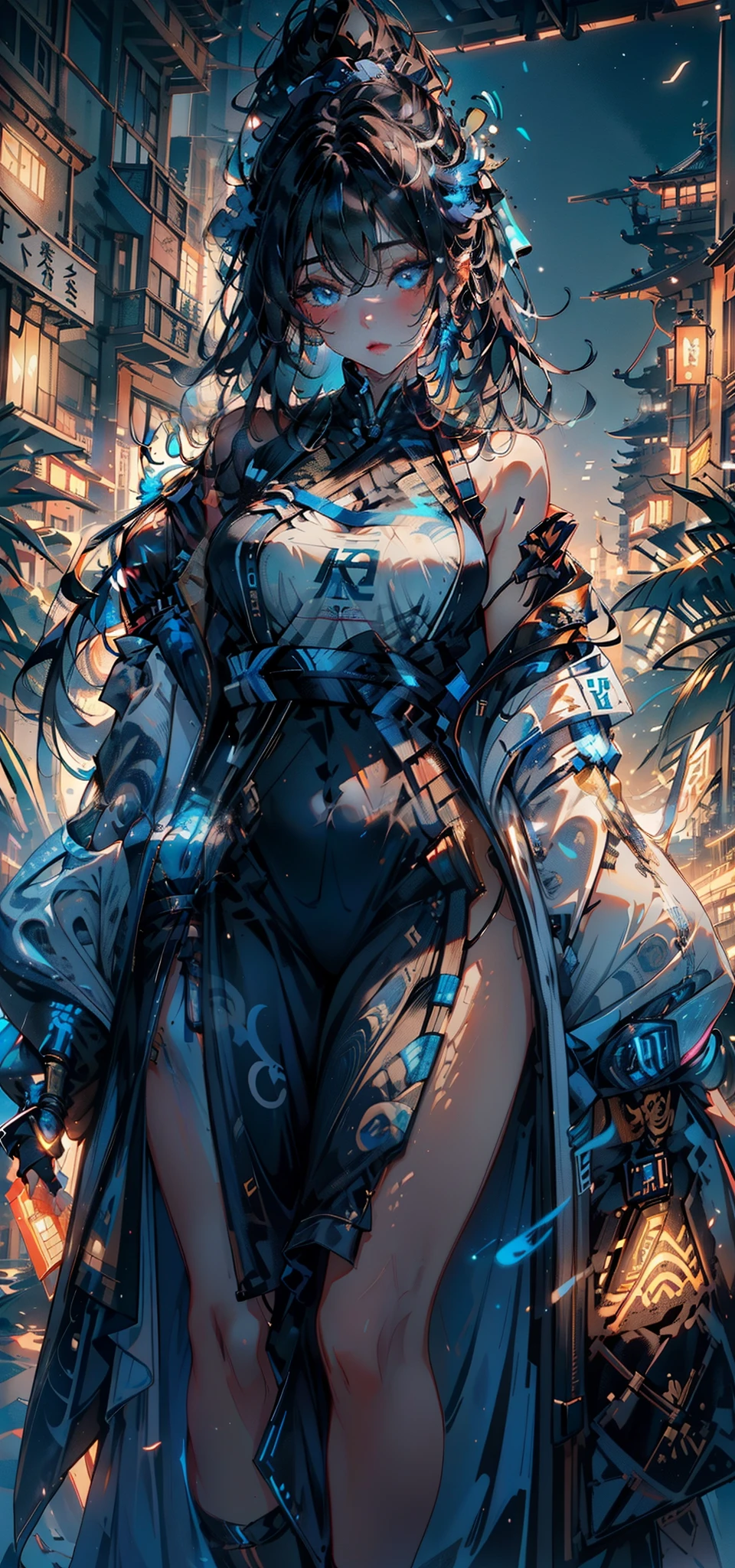 1female，25yo，medium breast， 独奏，（Background with：，Spectacular views，stadio）， She has very short black hair，bobo head，Station，，seen from the front， hair straight， mostly cloudy sky，（（（tmasterpiece），（Very detailed CG unity 8K wallpaper），best qualtiy，cinmatic lighting，detailed back ground，beatiful detailed eyes，Bright pupils，Blue eyes，（Very fine and beautiful），（Beautiful and detailed eye description），ultra - detailed，tmasterpiece，））Redlip，facing at camera，A high resolution，ultra - detailed），Camel toes，Flushed complexion，Desire for dissatisfaction，frontage，SakuraNS ，track and field athlete，（Wearing：，Bare genitalia，Bare breasts，Bare）