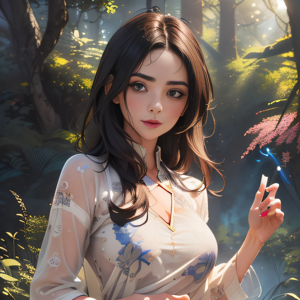 sfw, (Extremely detailed 8k wallpaper:2), (photo:2), (soigne Beautiful girl:2), (gives a lecture to friends:2), detailed (Face and eyes), (hyper realistic:1), (highly detailed:1), (epic realistic:1), rim light, (maximum details:1), cozy, (fullbody:1.3), (looking at viewer:2), (Woman's Attractive Qualities:2), (Attractive Woman:2), (Attractive:2), Smile, Intelligence, Empathy, Gracefulness, Sense of Style, Fitness, Grooming, Optimism, (Sensitivity:2), Sincerity, Romantic Gestures, Playfulness, Fashion Sense, (Sensuality:2), Charm, Modesty, Thoughtfulness, (Femininity:1), Flirtatiousness, Warmth, (Physical attractiveness:2), A beautiful smile, A love of life, strength and power, vulnerability, curiosity, wonder, love, (nature background:2), kawaii, waifu, Beautiful breasts, (attractive body:2), (Beautiful body:2), Beautiful pose, attractive pose, (Beautiful legs:1.0), (spread legs:1.0), (Beautiful clothes:1), (classic clothes:2), (elegant clothes:2), (European clothes:2), detailed clothes, (skirt:1), (blouse:1), (provocative pose)