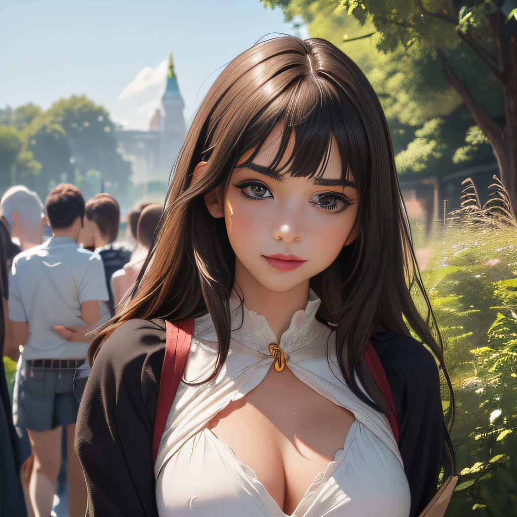 sfw, (Extremely detailed 8k wallpaper:2), (photo:2), (soigne Beautiful girl:2), (gives a lecture to friends:2), detailed (Face and eyes), (hyper realistic:1), (highly detailed:1), (epic realistic:1), rim light, (maximum details:1), cozy, (fullbody:1.3), (looking at viewer:2), (Woman's Attractive Qualities:2), (Attractive Woman:2), (Attractive:2), Smile, Intelligence, Empathy, Gracefulness, Sense of Style, Fitness, Grooming, Optimism, (Sensitivity:2), Sincerity, Romantic Gestures, Playfulness, Fashion Sense, (Sensuality:2), Charm, Modesty, Thoughtfulness, (Femininity:1), Flirtatiousness, Warmth, (Physical attractiveness:2), A beautiful smile, A love of life, strength and power, vulnerability, curiosity, wonder, love, (nature background:2), kawaii, waifu, Beautiful breasts, (attractive body:2), (Beautiful body:2), Beautiful pose, attractive pose, (Beautiful legs:1.0), (spread legs:1.0), (Beautiful clothes:1), (classic clothes:2), (elegant clothes:2), (European clothes:2), detailed clothes, (skirt:1), (blouse:1), (provocative pose)