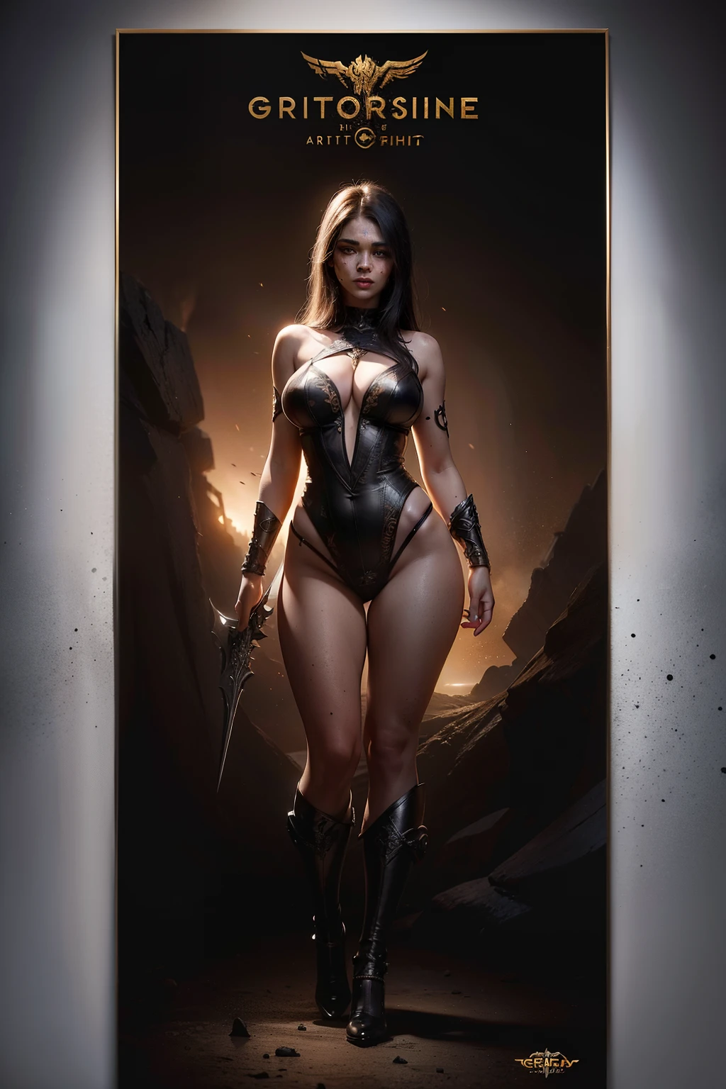 (female by H. R. Giger) ultra detailed artistic photography, extremely highly detailed gorgeous body ((contoured full body)), midnight aura, detailed gorgeous face ((face with lots of freckles)), dreamy, glowing, backlit, glamour, glimmer, shadows, oil on canvas, brush strokes, smooth, ultra high definition, 8k, unreal engine 5, ultra sharp focus, art artgerm, intricate artwork masterpiece, ominous, matte painting movie poster, golden ratio, epic, production cinematic character render, bloodbourne aesthetic style