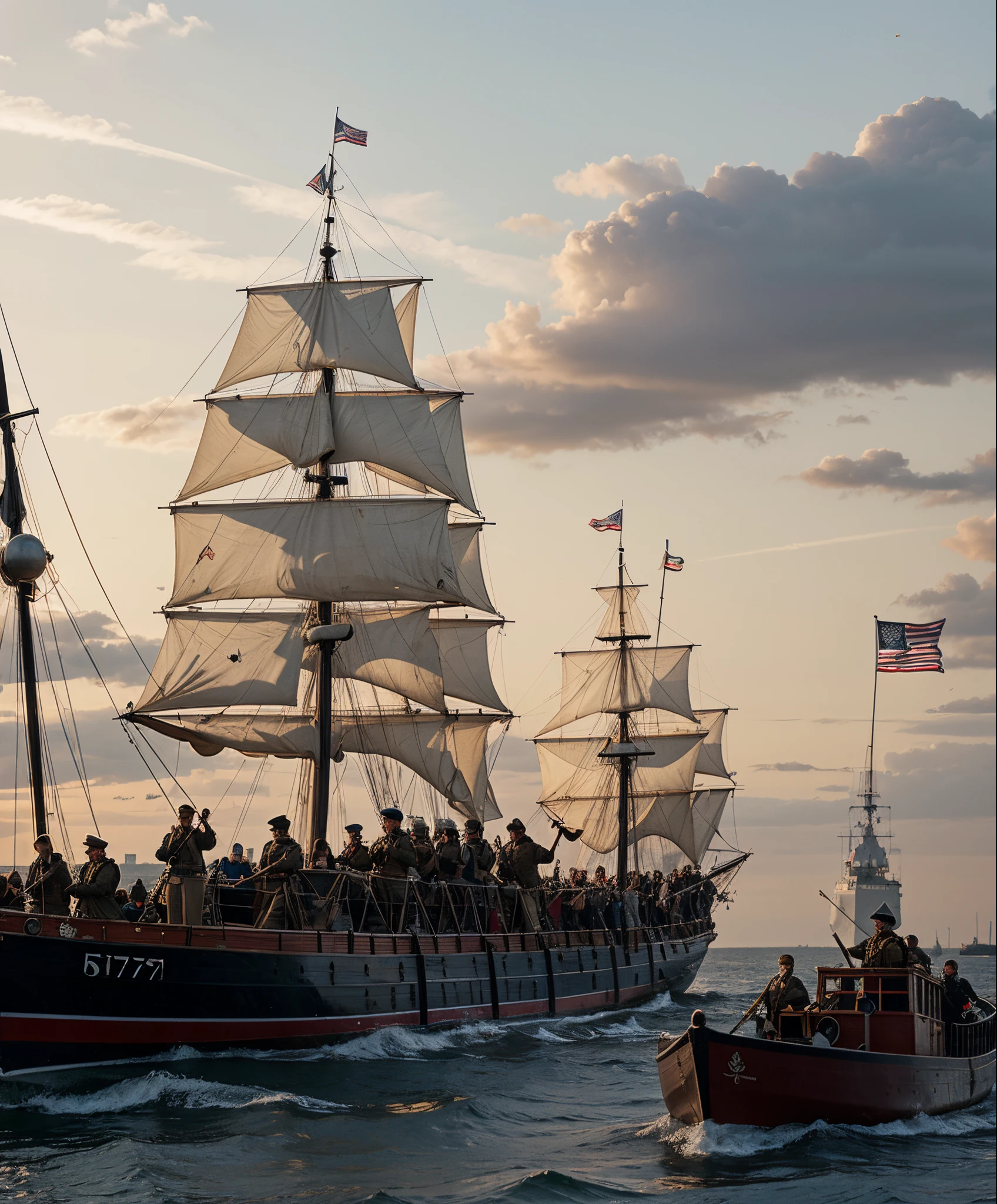 In the year 1776 , British troops evacuate Boston, Massachusetts.