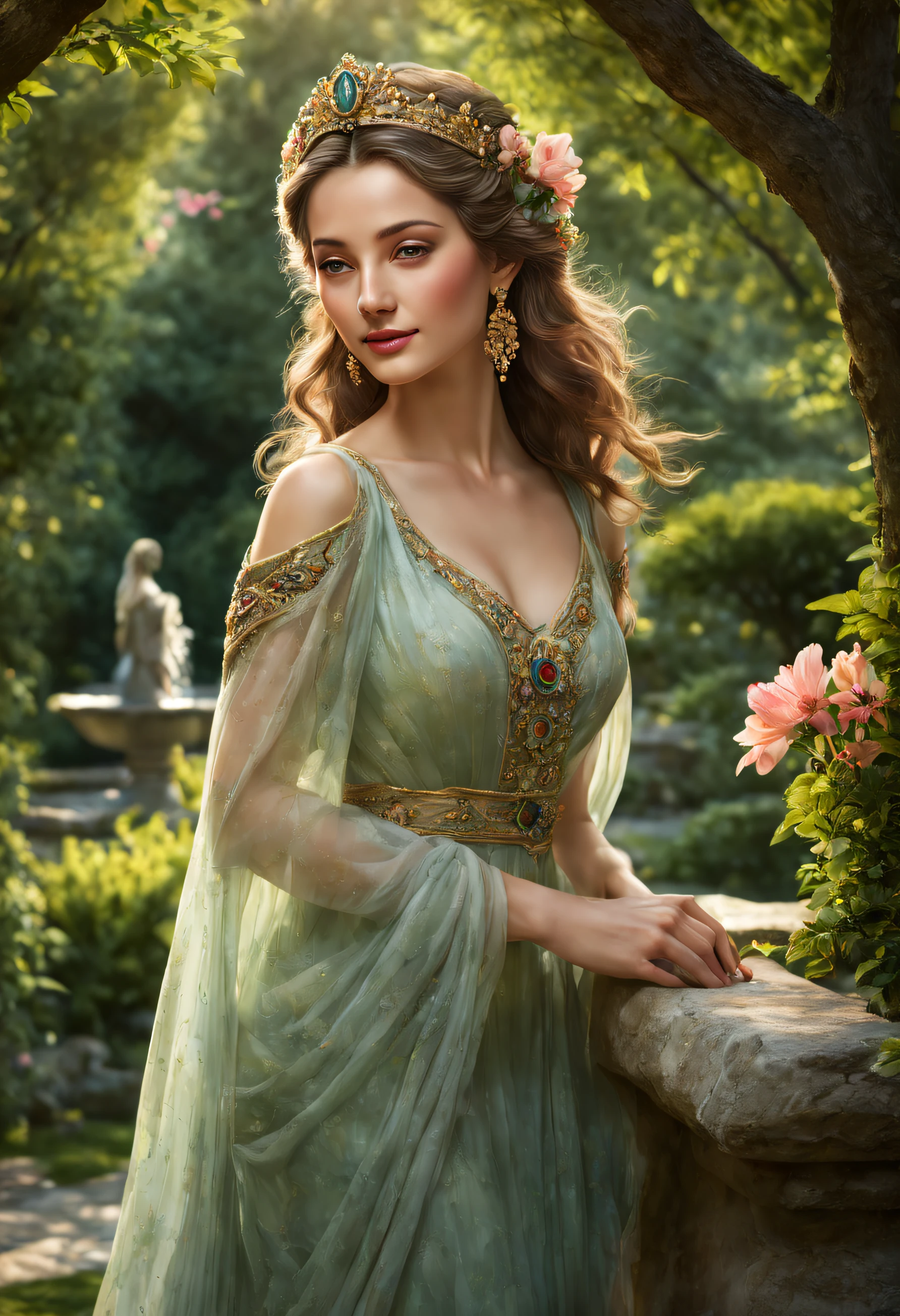(masterpiece, top quality, best quality, official art, beautiful and aesthetic:1.2), (1girl), extreme detailed eyes, (fractal art:1.3), colorful, highest detailed, (perfect face), shiny skin, HDR, (white cloak golden lines:1.2), galaxy, (light streaks), striking visuals, (dynamic streaks, luminous trails:1.2), vibrant colors, (phoenix), (dragon)