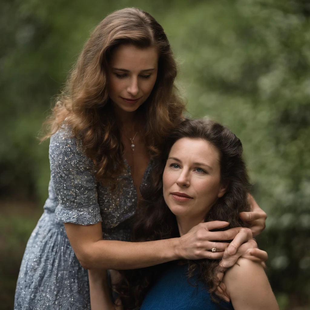 sexy princess anne of the UK age 20, lesbian, embracing her lesbian 20 year old lover who is a lover and a commoner and passionately kissing on the mouth and hands on each other's breasts