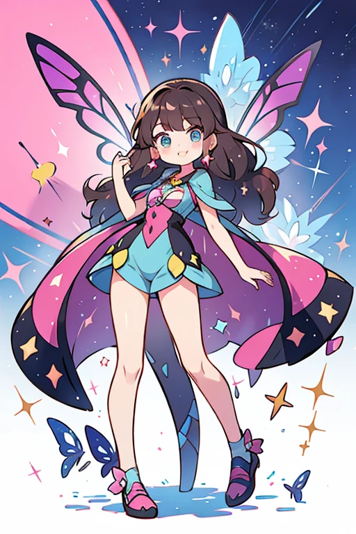 Butterfree from pokemon are human; glitter; full body