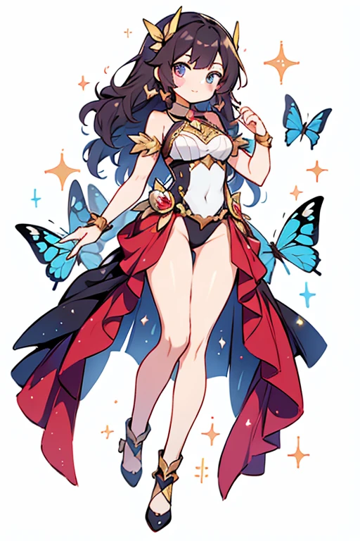 human Butterfree; glitter; full body