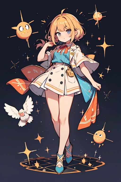 human Pidgeotto; glitter; full body