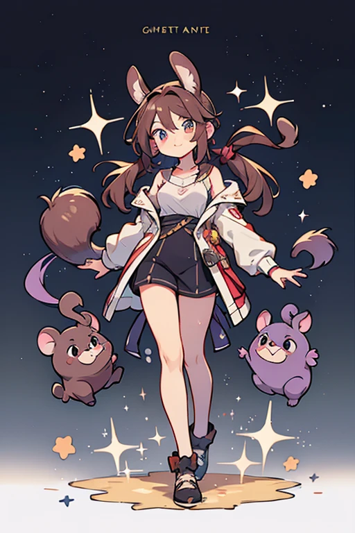 human Rattata; glitter; full body