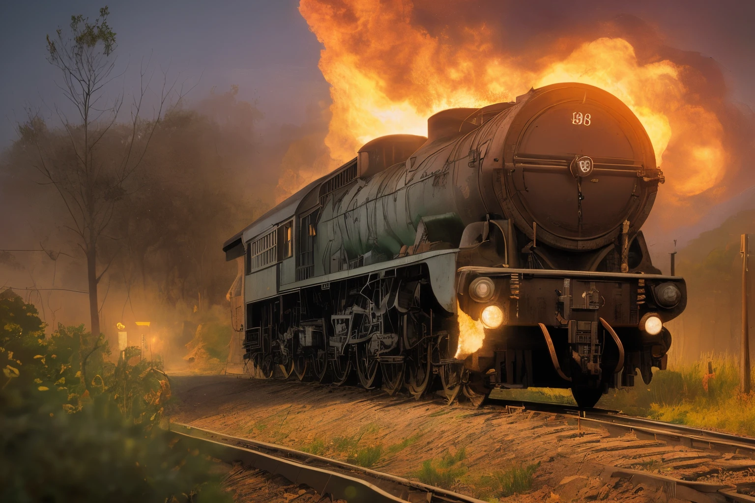 night train　ember　personification