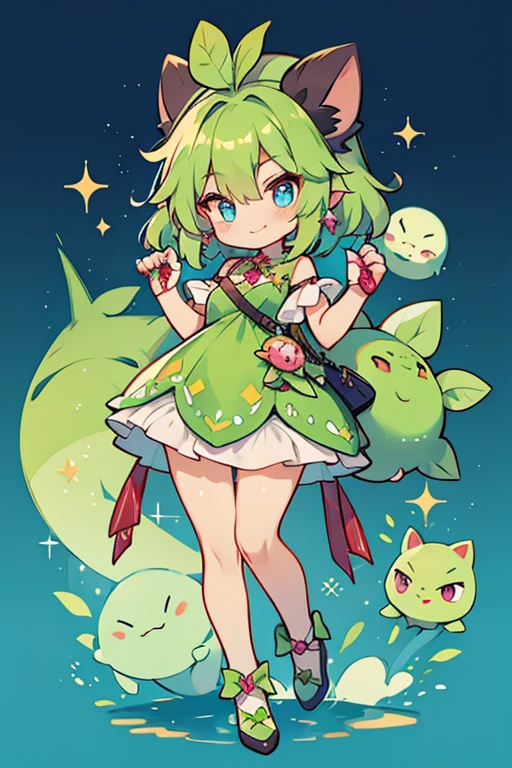 Ivysaur human fusion ; glitter; full bod