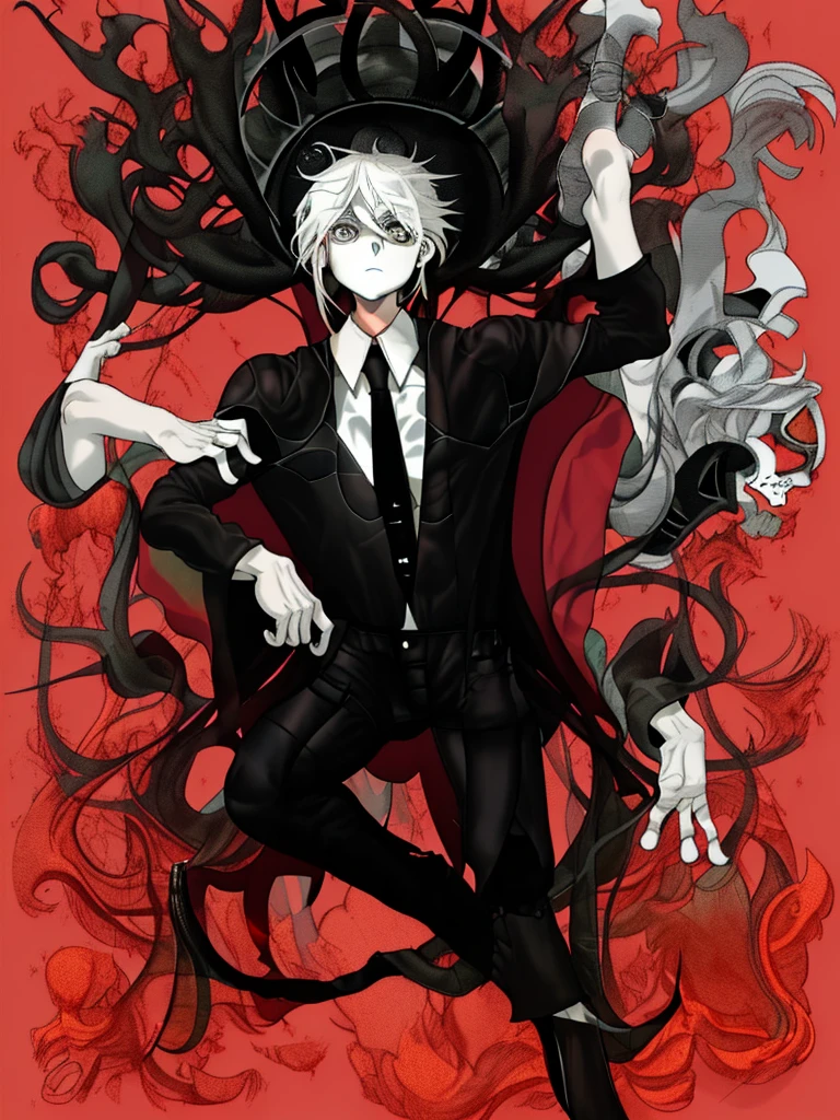 (Black pants have clear edges: 1.6), (Symmetry of leg thickness: 1.6)、cool