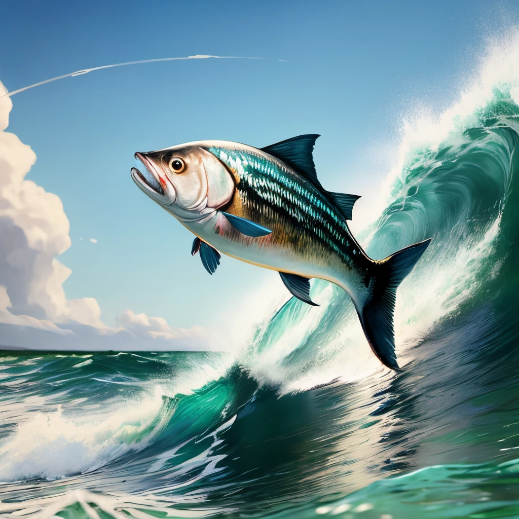O Buddy, mascote da Fisk, surfando.
