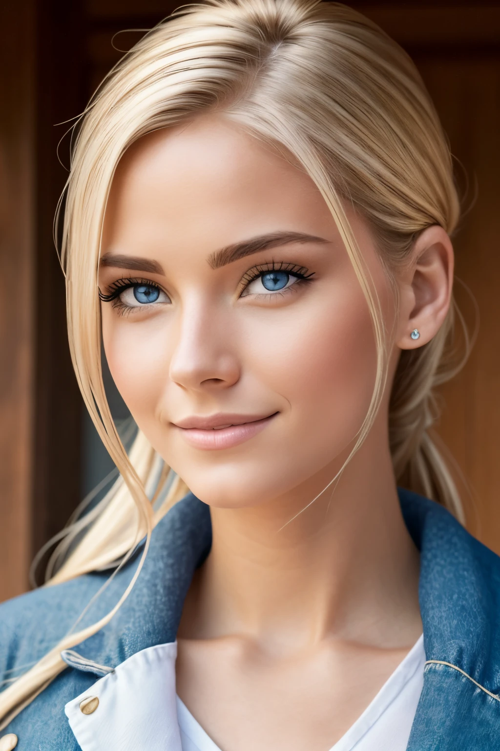 corps entier, Hyper-realistic and detailed shot of a blonde woman .souriante de 25 ans portant un long manteau et une mini jupe. outside. Le soleil brille. Des yeux parfaits, (maquillage des yeux:1.1), (seins parfaits), (Highly detailed skin:1.1), ........RAW, style analogique, mise au point nette, 8K UHD, DSLR, High quality, Fujifilm XT3, grain, award winning, Masterpiece, Objectif 50mm, corps entier