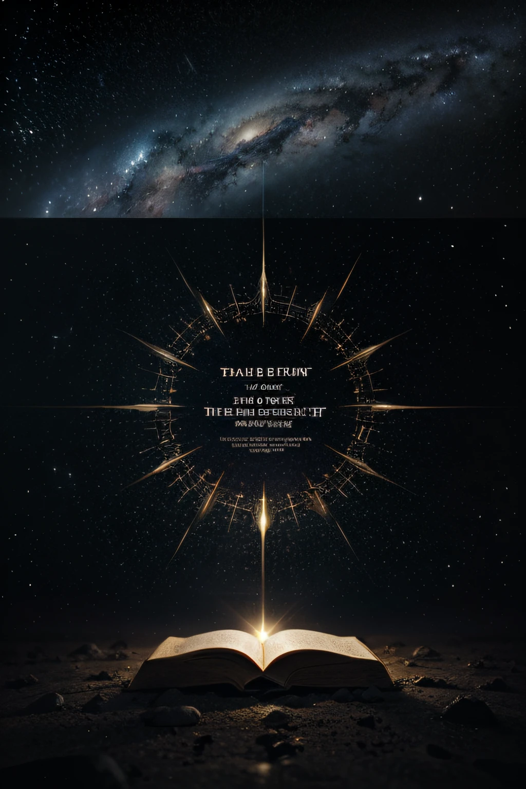 imagem em preto, com estrelas, galaxies and a written text 5 EVIDENCES THAT THE BIBLE IS INSPIRED BY GOD