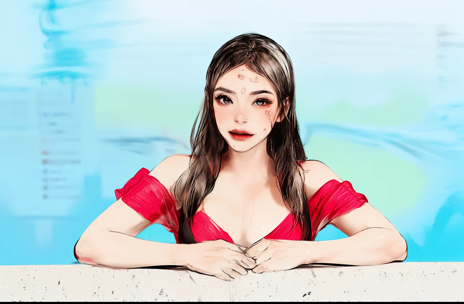 1girl,parte superior do corpo, Olhando para o Viewer, face normal,