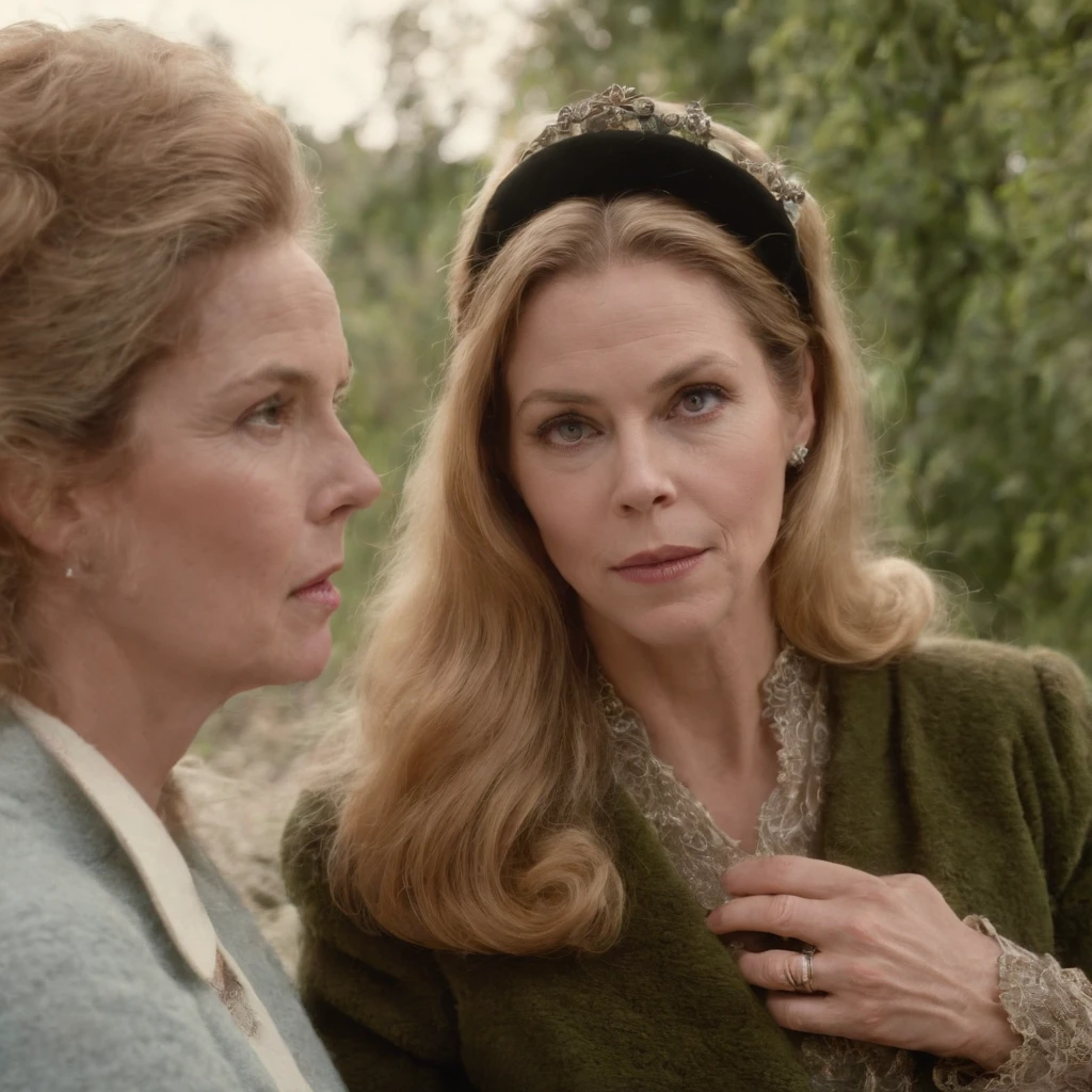 Elizabeth Montgomery as Samantha Stephen with Elizabeth Montgomery Serina