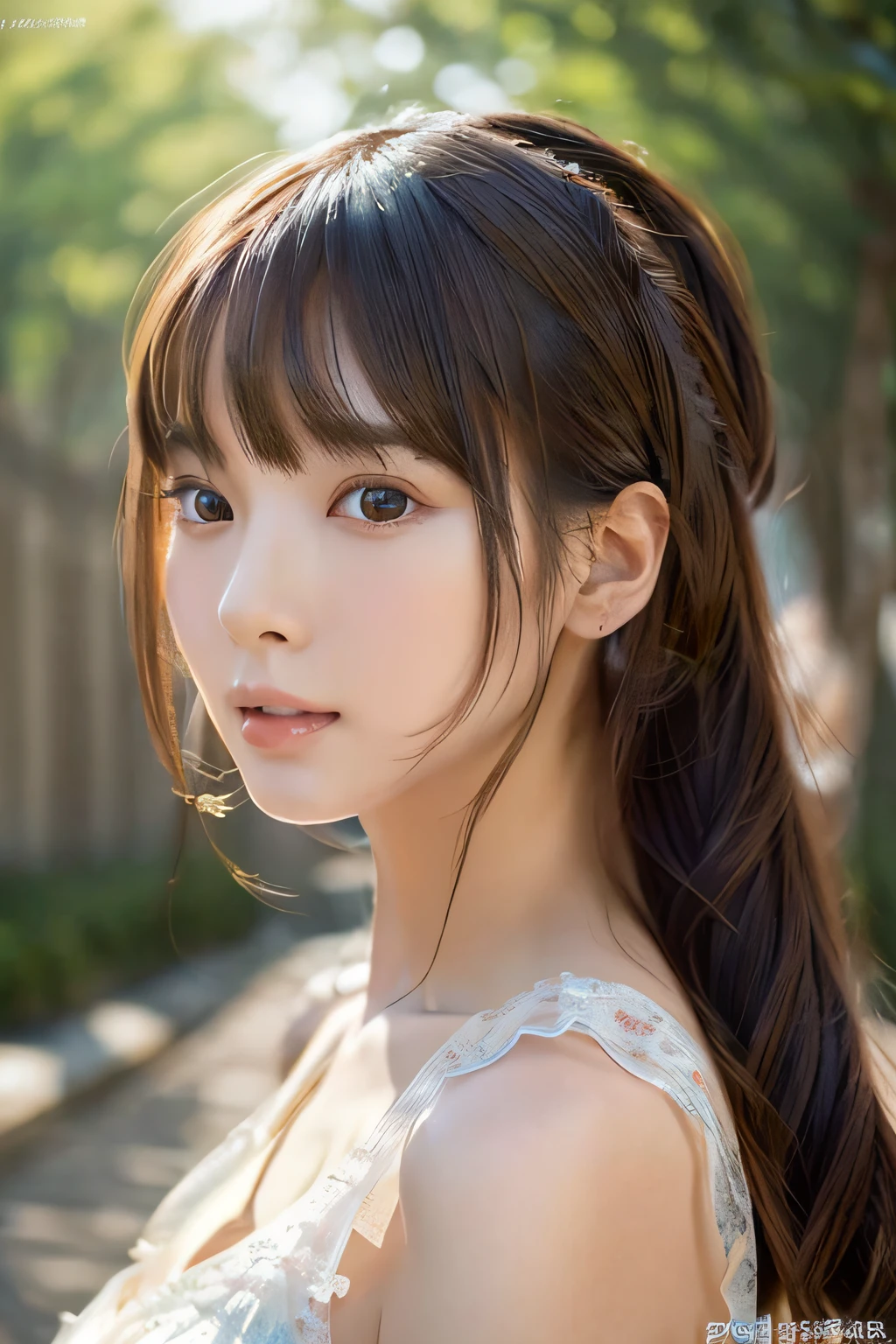 Focus on people。Create and express the best shining composition of the person in a realistic way。((masterpiece))、(((top-quality)))、((ultra-detailliert))、(A hyper-realistic)、(highly detailed CGillustration)、(extremely delicate and beautiful)、Girl a masterpiece、top-quality、Realistic skin feeling、Realistic fabric、We will introduce a realist illustration focusing on the center front of girls with realistic and ultra-detailed eyes.。This is the absolute rule, and the following sentence expresses the image quality。 The greatest painter in human history meets an unparalleled beauty、It is the greatest masterpiece in the history of the Inuiku Ichigo, which depicts the most beautiful figure of a lifetime.。 Create stunning anime artwork that is currently trending on seaStation、Introducing exquisite beauty and seductive aesthetics。