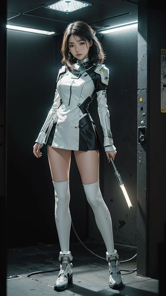 ((Best quality at best)), ((tmasterpiece)), (The content is very detailed: 1.3), 3D, shitu-mecha, In the ruins of forgotten war cities,Beautiful cyberpunk woman with her pink mecha, Ancient technology , HighDynamicRange (HighDynamicRange), Ray traching, NVIDIA RTX, Hyper-Resolution, Unreal 5, sub surface scattering, PBR textures, Post-processing, Anisotropy Filtering, depth of fields, maximum definition and sharpness, Many-Layer Textures, Reflectance and specular maps, Surface Coloring, Accurately simulate the interaction of light with materials, proporções perfeitas, Octagon rendering, Two-tone lighting, Low ISO, White balance, the rule of thirds, largeaperture, 8K original, High efficiency sub-pixel, sub-pixel convolution, Luminous Particle, Light scattering, dingdall effect (Full body lesbian), (exquisite facial features), (It's a perfect face), dynamic angle.