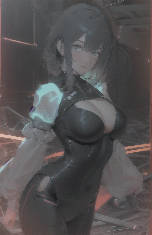 ((La mejor calidad)), ((obra maestra)), (muy detallado:1.3), ...............................................................................................................................................3D, Beautiful (cyberpunk:1.3) Mujer hacker, peinado corto,pelo corto, Volver al visor, cabello grueso, Terminal de ordenador operativo, Pantalla montada en la cabeza, computer server, Pantalla LCD, fiber optic cable, Logotipo de la empresa, HDR (High Dymanic Range), Trazado de rayos, NVIDIA RTX, Super resolution, Irreal 5, Subsoil Scatter, Textura PBR, Post-procesamiento, Anisotropic filtering, profundidad de campo, maximum sharpness and sharpness, Texturas multicapa, Albedo y Highlight Maps, Sombreado de superficies, Accurate simulation of light-material interactions, proporciones perfectas, Renderizado de octanaje, duotone lighting, ISO bajo, balance de blancos, Regla de los tercios, amplia apertura, 8K RAW, efficient sub-pixels, sub-pixel convolution, glow particles, dynamic pose