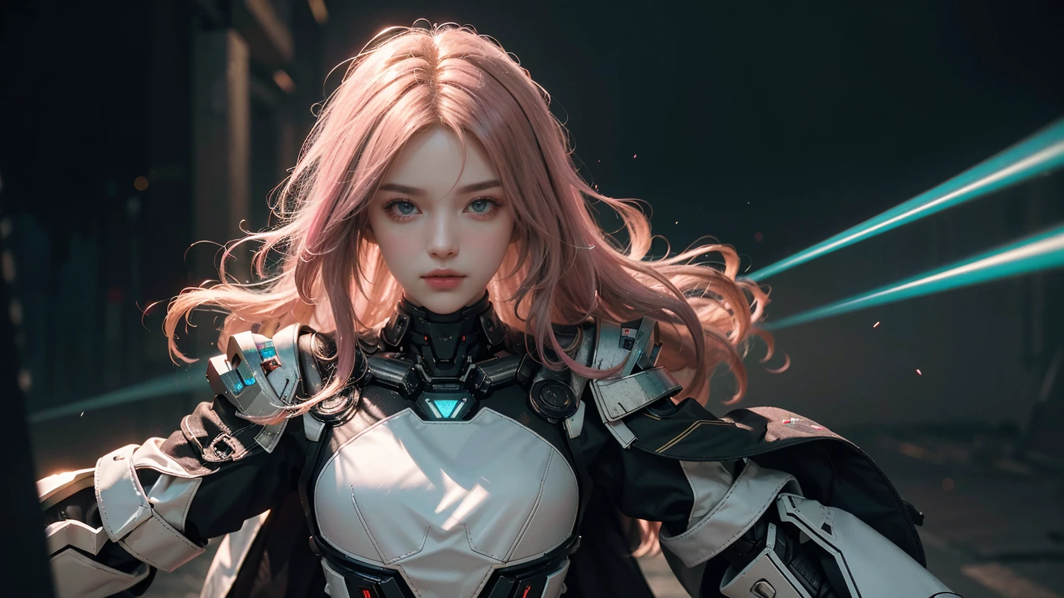 ((Best quality at best)), ((tmasterpiece)), (The content is very detailed: 1.3), 3D, shitu-mecha, In the ruins of forgotten war cities,Beautiful cyberpunk woman with her pink mecha, Ancient technology , HighDynamicRange (HighDynamicRange), Ray traching, NVIDIA RTX, Hyper-Resolution, Unreal 5, sub surface scattering, PBR textures, Post-processing, Anisotropy Filtering, depth of fields, maximum definition and sharpness, Many-Layer Textures, Reflectance and specular maps, Surface Coloring, Accurately simulate the interaction of light with materials, proporções perfeitas, Octagon rendering, Two-tone lighting, Low ISO, White balance, the rule of thirds, largeaperture, 8K original, High efficiency sub-pixel, sub-pixel convolution, Luminous Particle, Light scattering, dingdall effect (Full body lesbian), (exquisite facial features), (It's a perfect face), dynamic angle.