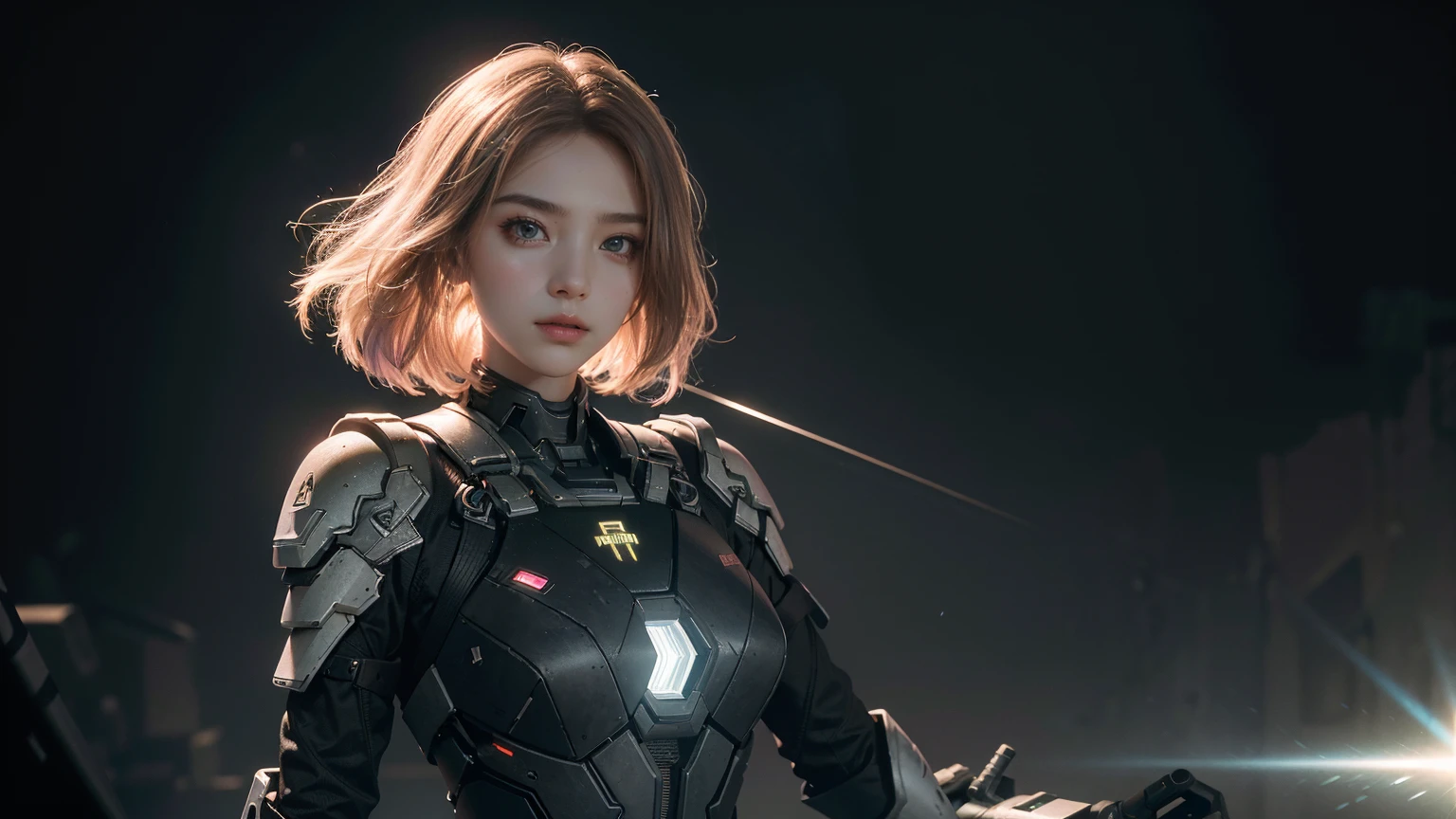 ((Best quality at best)), ((tmasterpiece)), (The content is very detailed: 1.3), 3D, shitu-mecha, In the ruins of forgotten war cities,Beautiful cyberpunk woman with her pink mecha, Ancient technology , HighDynamicRange (HighDynamicRange), Ray traching, NVIDIA RTX, Hyper-Resolution, Unreal 5, sub surface scattering, PBR textures, Post-processing, Anisotropy Filtering, depth of fields, maximum definition and sharpness, Many-Layer Textures, Reflectance and specular maps, Surface Coloring, Accurately simulate the interaction of light with materials, proporções perfeitas, Octagon rendering, Two-tone lighting, Low ISO, White balance, the rule of thirds, largeaperture, 8K original, High efficiency sub-pixel, sub-pixel convolution, Luminous Particle, Light scattering, dingdall effect (Full body lesbian), (exquisite facial features), (It's a perfect face), dynamic angle.