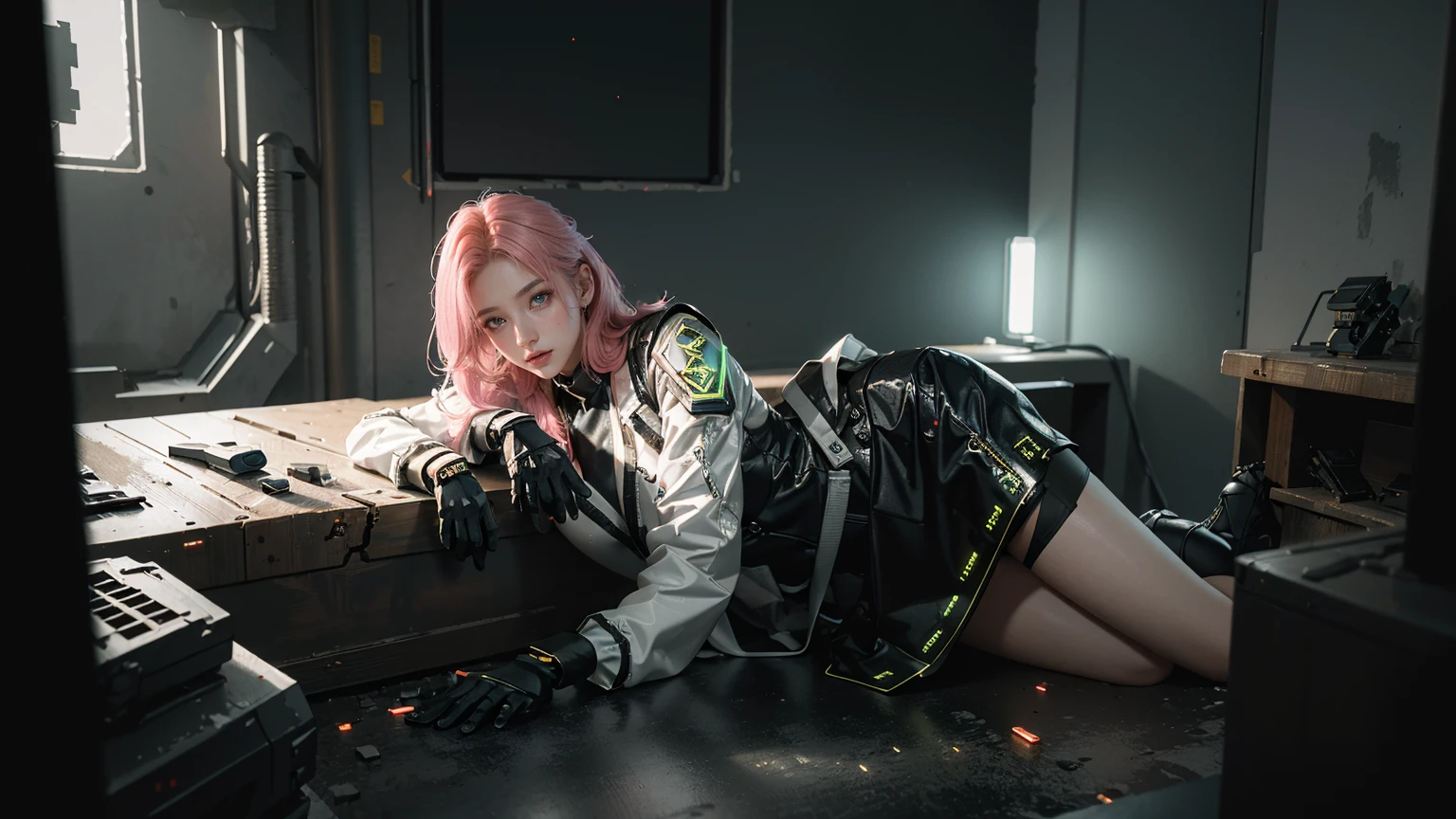 ((Best quality)), ((tmasterpiece)), (The content is very detailed: 1.3), 3D, shitu-mecha, In the ruins of forgotten war cities，Beautiful cyberpunk woman with her pink mecha, Ancient technology , HighDynamicRange (HighDynamicRange), ray traycing, NVIDIA RTX, Hyper-Resolution, Unreal 5, sub surface scattering, PBR textures, Post-processing, Anisotropy Filtering, depth of fields, maximum definition and sharpness, Many-Layer Textures, Reflectance and specular maps, Surface Coloring, Accurately simulate the interaction of light with materials, proporções perfeitas, Octagon rendering, Two-tone lighting, Low ISO, White balance, the rule of thirds, largeaperture, 8K original, High efficiency sub-pixel, sub-pixel convolution, Luminous Particle, Light scattering, dingdall effect (Full body lesbian), (exquisite facial features), (It's a perfect face), dynamic angle.