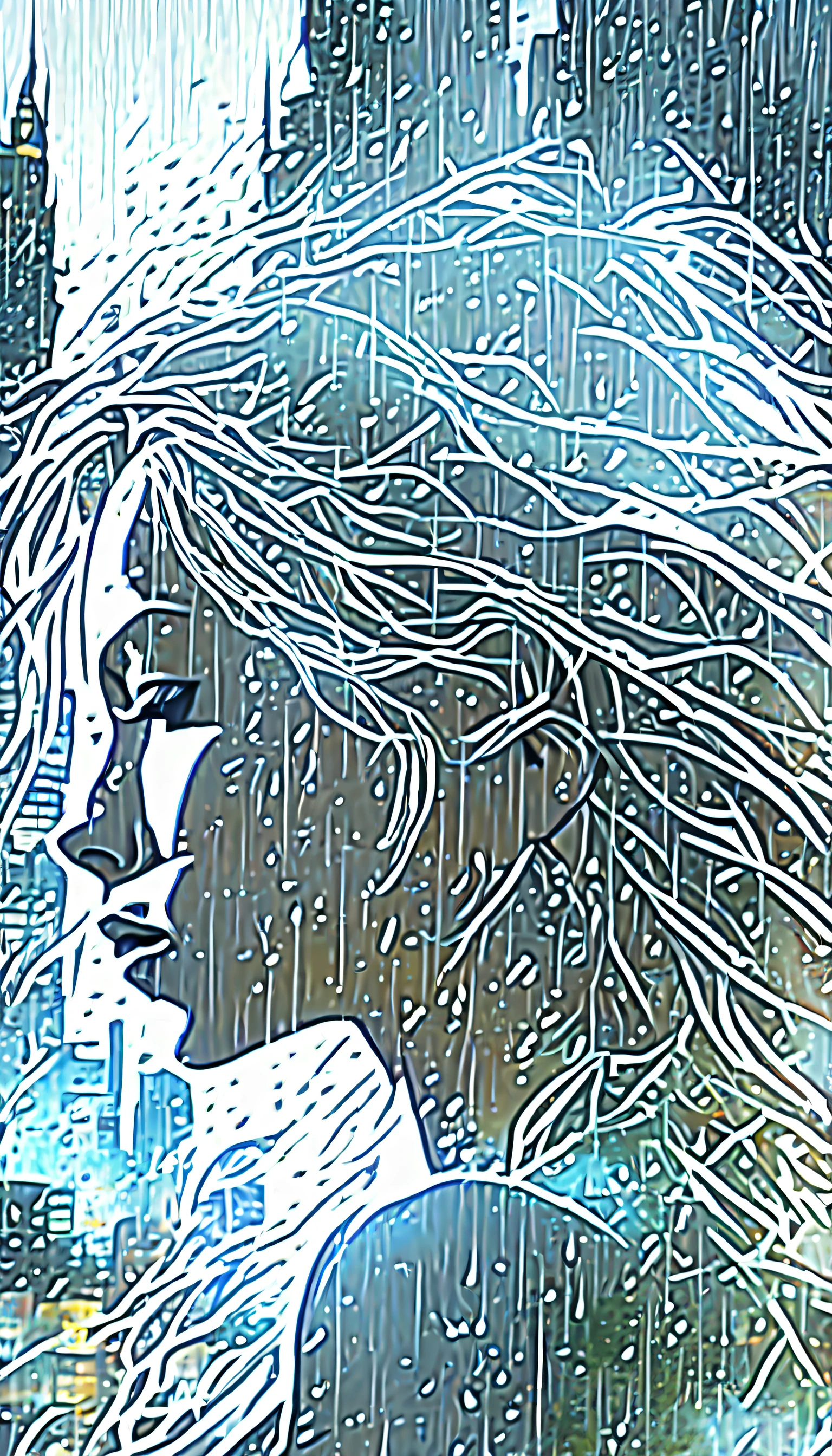 (((Double exposure of wolf head with dark fantasy background:2))), intricate detail glow, highest quality, highly quality, (crisp clarity that is unmatched:1.2), breathtaking intricate insane detailed oil painting,