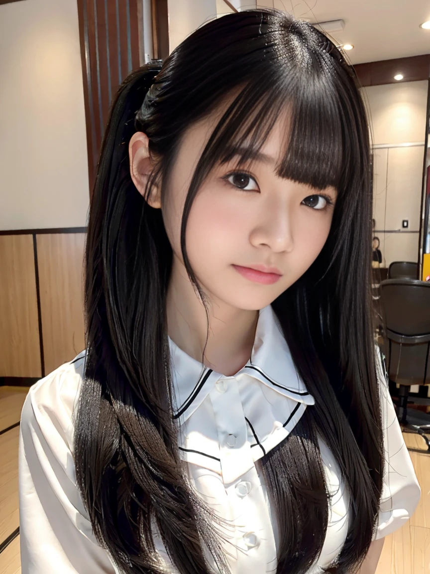 tmasterpiece, Best quality at best, A high resolution, extremely detailed photography, profesional lighting, High school girl in school uniform focusing on homework, Realistic young gravure idol, she is about , white shirt, Beautiful high school girl, gogo dancer, Suki, Large collar, in high school classroom, Ian Hager, too cute, kawaii,brunette color hair, Straight hair one meter long,A Lot of Hair,Hair strands are clearly visible,The hair is thick,Top hair quality,The hair is too smooth,Hair is unusually smooth,The shine of the hair is dazzling,(The smooth ponytail fell apart,The rubber band slowly slipped from the hair,Untie smooth hair along the trajectory of the rubber band,Smooth hair no more tangles:4.5),8K, Ultra-detailed, ultra-smooth black hair,Cute high school girl,Ultra-smooth jet-black super hair,A strong hair mask is used、Powerful hair oil,Silky and unstoppably shiny black hair throbbing,Extremely smooth black super hair is constantly flying,Super hair, which is incredibly soft, is flowing,Smooth and smooth hair spreads all over the body of a cute high school girl。,Cute schoolgirl has extremely smooth long hair,Super long hair that is extremely smooth and smooth fills the entire screen!Super long hair that is extremely smooth and smooth fills the entire screen!Super long hair that is extremely smooth and smooth fills the entire screen!,Smooth black hair shampoo,Smooth long black hair,Long smooth black hair,Long smooth black hair,Smooth long black hair,Long smooth black hair,Extremely smooth long hair,Super long hair that is incredibly soft,Endorsed by a female high school student wearing a white top,Female high school student in white top endorses smooth black long hair shampoo,The beautiful workplace sister wearing a white shirt has smooth long black hair. Smooth long black hair.:lisses、complaisant、Super long hair、Inky black、shine、fluency、silky hair、big breasts enchanting、enviable hair、Naturally flowing、ellegance、Bright、moving、The sheen、Smooth as silk、Flawless、Impeccable、opulent、Charming brunette hair。,Rejoice Vitamin Long Hair Smooth Shampoo Advertisement,Receptive Vitamins Black Long Hair Smoothing Shampoo,Rejoice smooth long hair shampoo:Smooth、softness、The sheen、long whitr hair、Shampoo、Hair care、The aroma、nourish、relaxed、big breasts beautiful、Moisturizing、Strong、Protection、Silicone oil free、Silky smooth、Healthy hair、Deeply nourishing、Supple hair ends、Long-lasting aroma、Reduce knots、Anti-static、Smooth hair、natural lighing、Professional care、Protective color lock color、Cleanses scalp、Natural nutrition、Repair the damage。