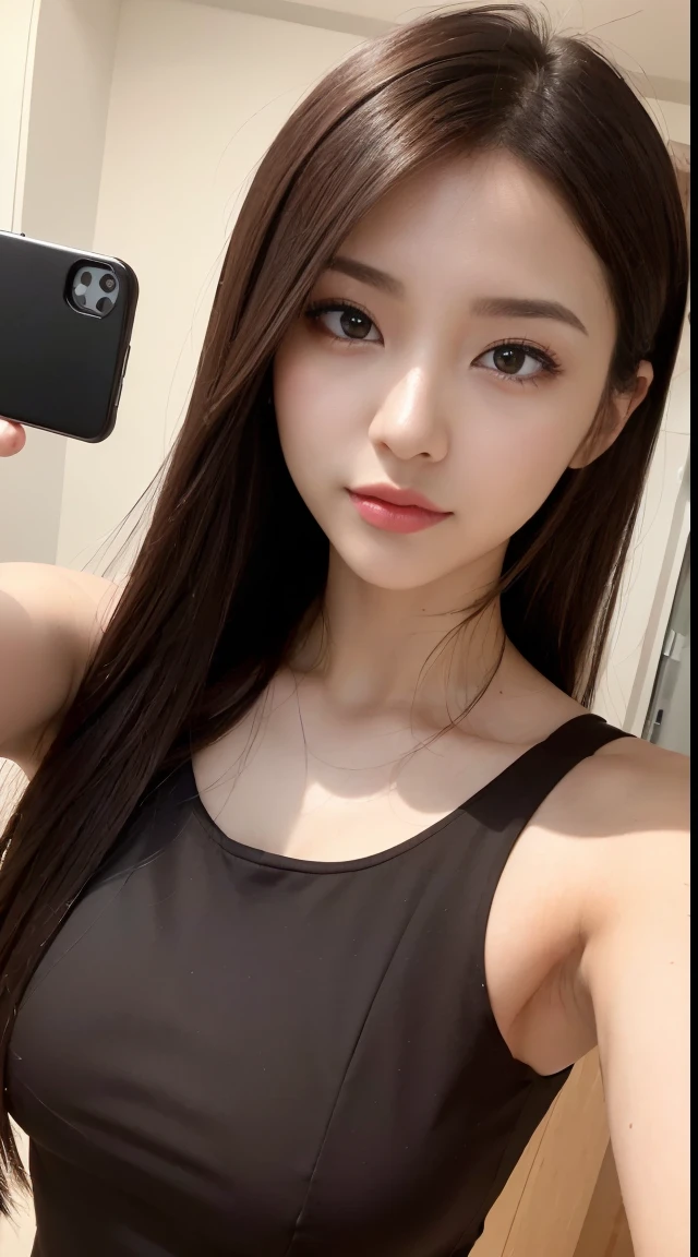 ((8K, masutepiece:1, hyperdetailed face:1.2、A detailed eye、Best Quality, Photorealsitic、full body Esbian、selfee、(细致背景), ngel, Plaid, cparted lips, s lips, From the side, depth of fields)) , foco nítido:1.2、Slender Abs:1.2、((Selfie wind、dark brown hair))、doress、beautiful dress 1:1)、Urban area:1.2、Highly detailed facial and skin texture、A detailed eye、二重まぶた、Elegance