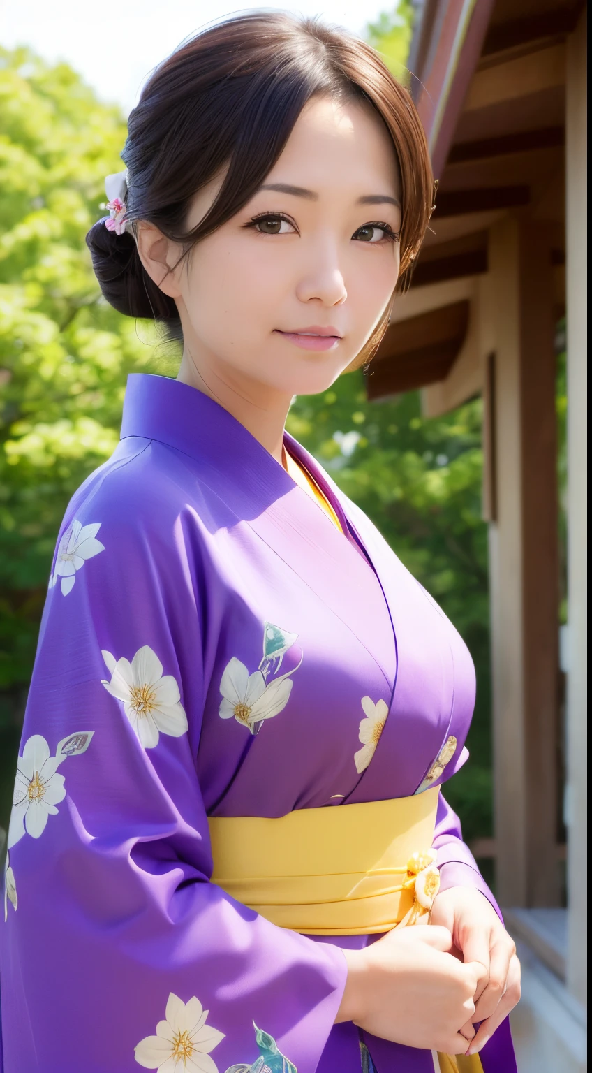 (((japanese traditional night festival, japanese-yukata))), (((in the dark shadow))), ((smiling, slut)), small breasts, (japanese traditional light-colored-yukata), ((a photo of a woman spreads legs to show off her pubic with spotting blur)), close up her lower body, longhair up, ((fire works)),