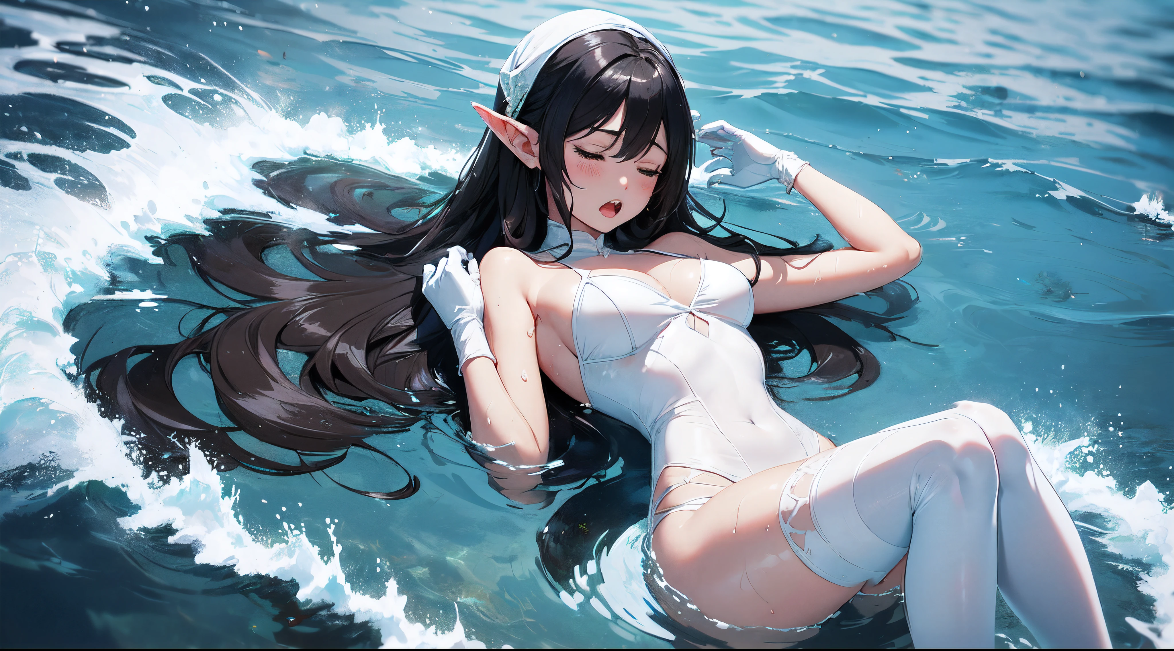 ((simple water surface background)), the surface of the water, detailed water surface