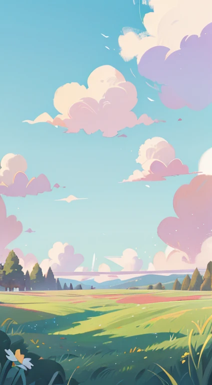 Background Meadow,Faraway view,Skysky,Look up