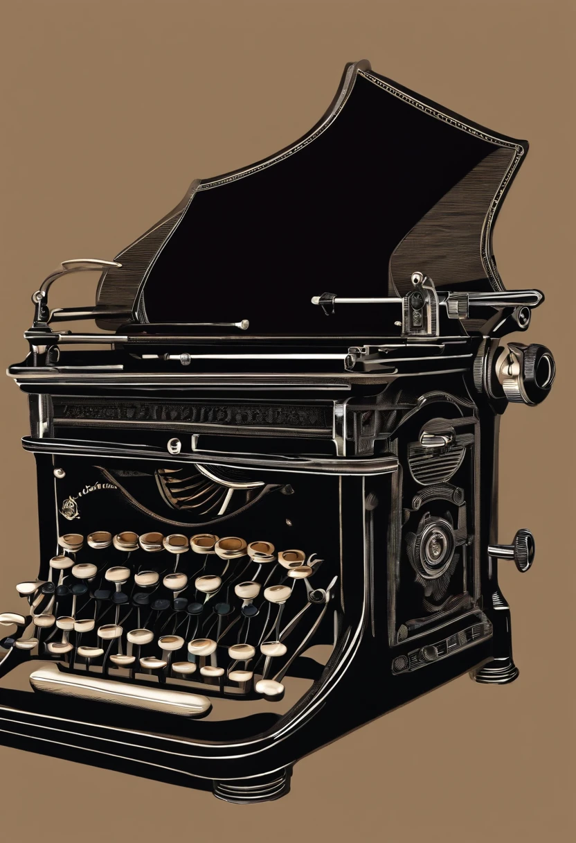 A close-up of a vintage typewriter.,original,being more than six feet tall, very lean, with piercing eyes and a thin hawk-like nose. Holmes's voice was high and occasionally strident.