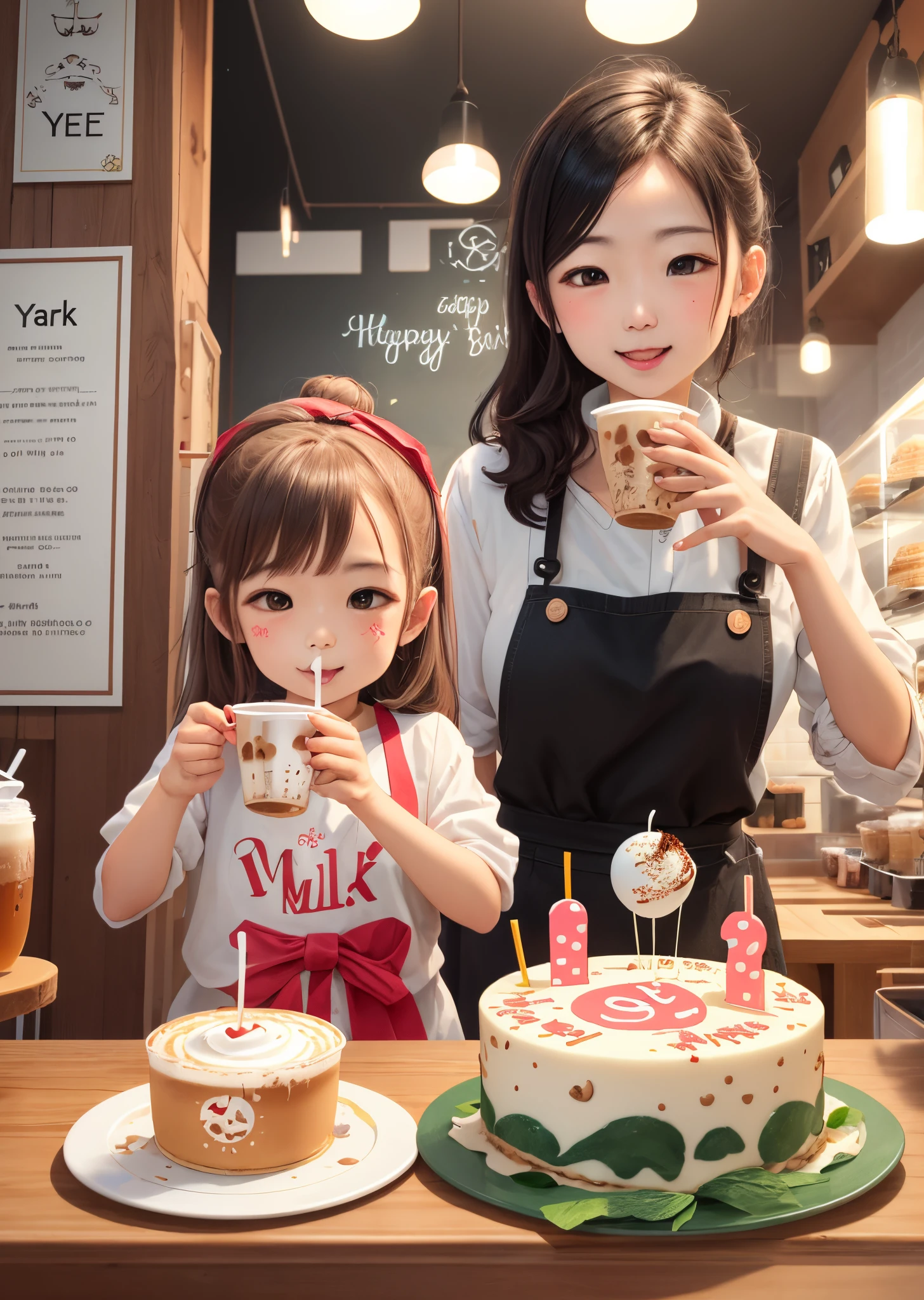 Milk tea shop 's birthday 2