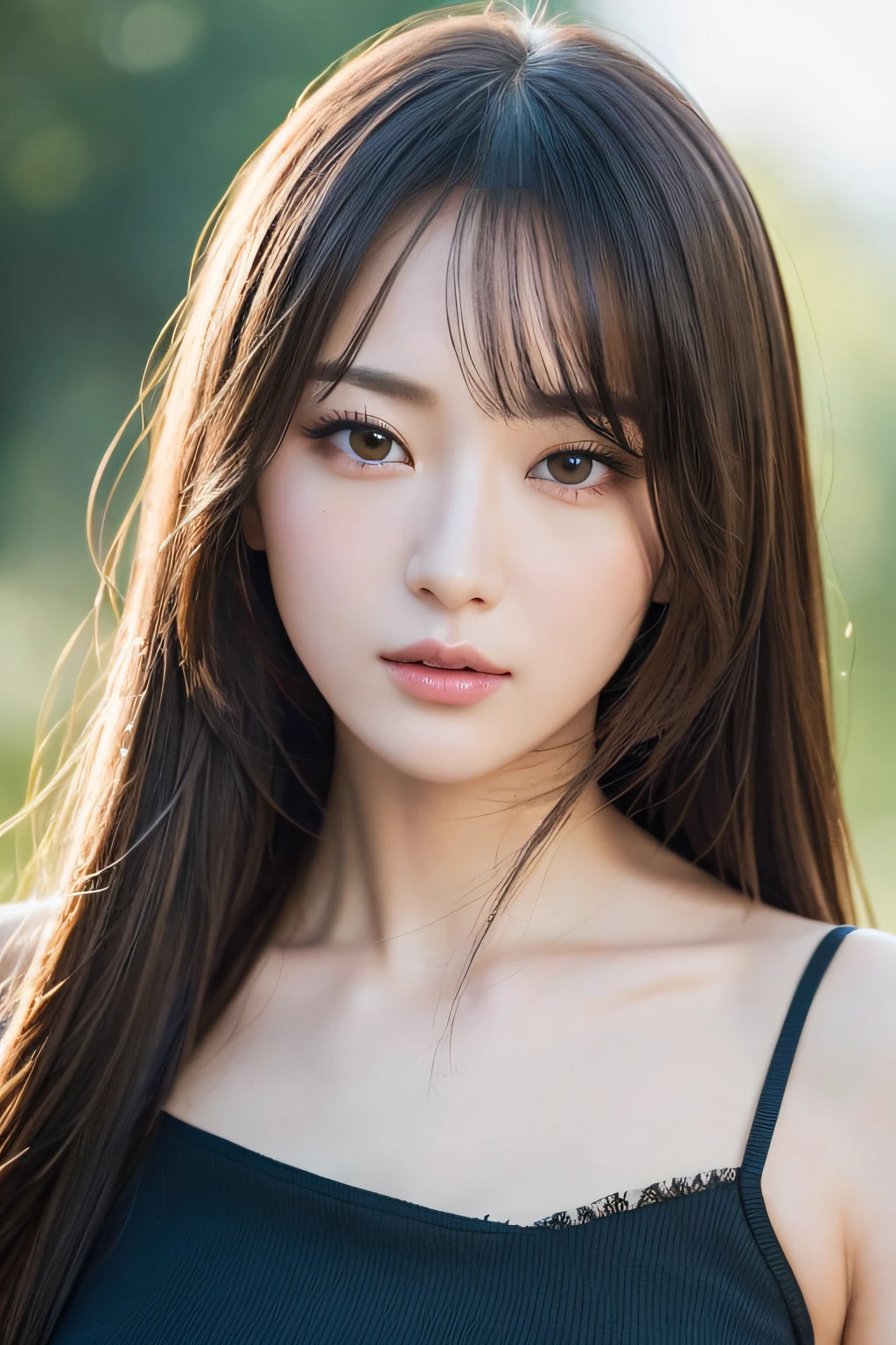 Focus on people。Create and express the best shining composition of the person in a realistic way。((​masterpiece))、(((top-quality)))、((ultra-detailliert))、(A hyper-realistic)、(highly detailed CGillustration)、(extremely delicate and beautiful)、Girl a masterpiece、top-quality、Realistic skin feeling、Realistic fabric、We will introduce a realist illustration focusing on the center front of girls with realistic and ultra-detailed eyes.。This is the absolute rule, and the following sentence expresses the image quality。 The greatest painter in human history meets an unparalleled beauty、It is the greatest masterpiece in the history of the Inuiku Ichigo, which depicts the most beautiful figure of a lifetime.。 Create stunning anime artwork that is currently trending on seaStation、Introducing exquisite beauty and seductive aesthetics。