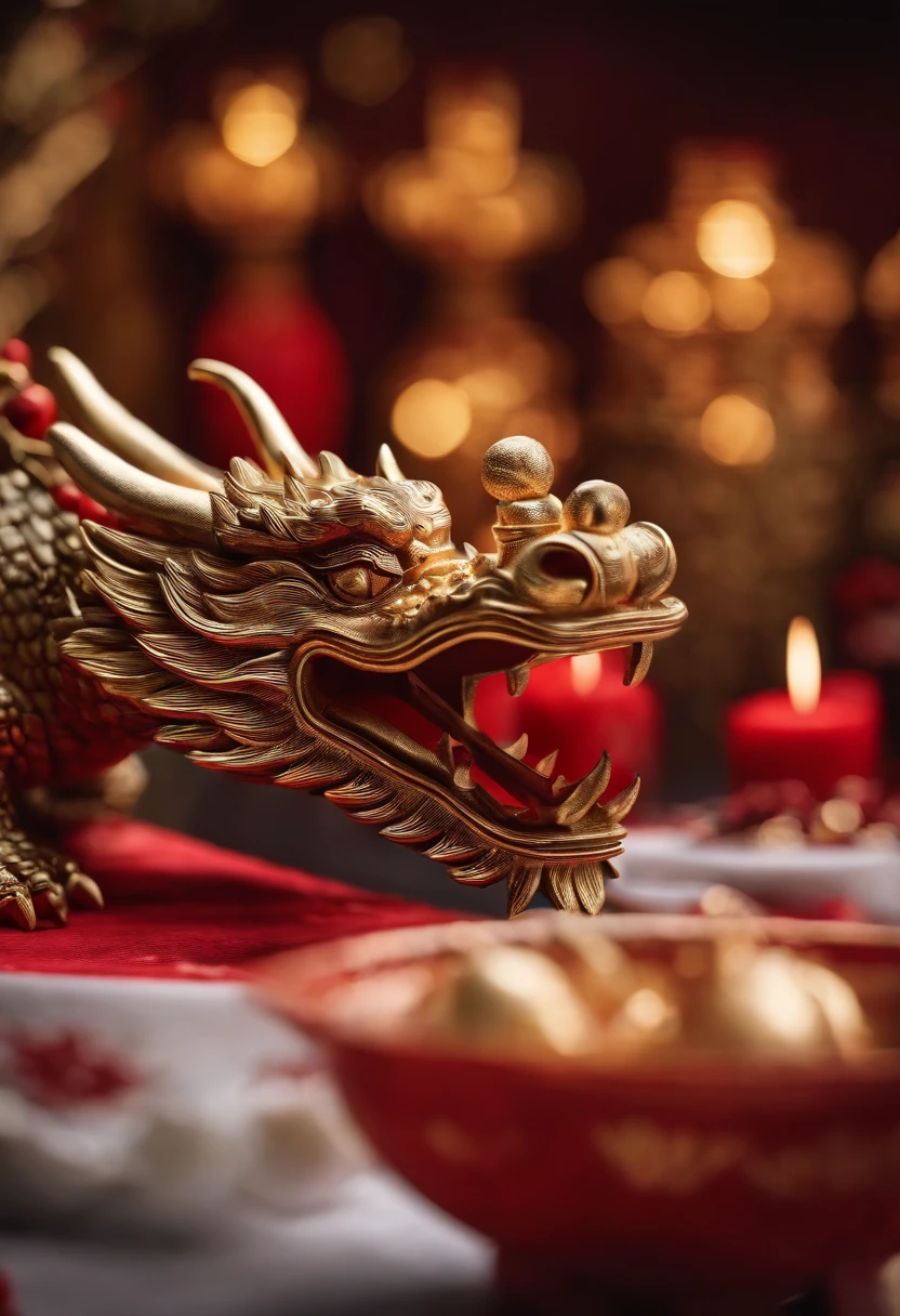Very beautiful Chinese Year of the Dragon scene,Large depth of field perspective,Vivid effects and details,Excellent picture quality,A high resolution