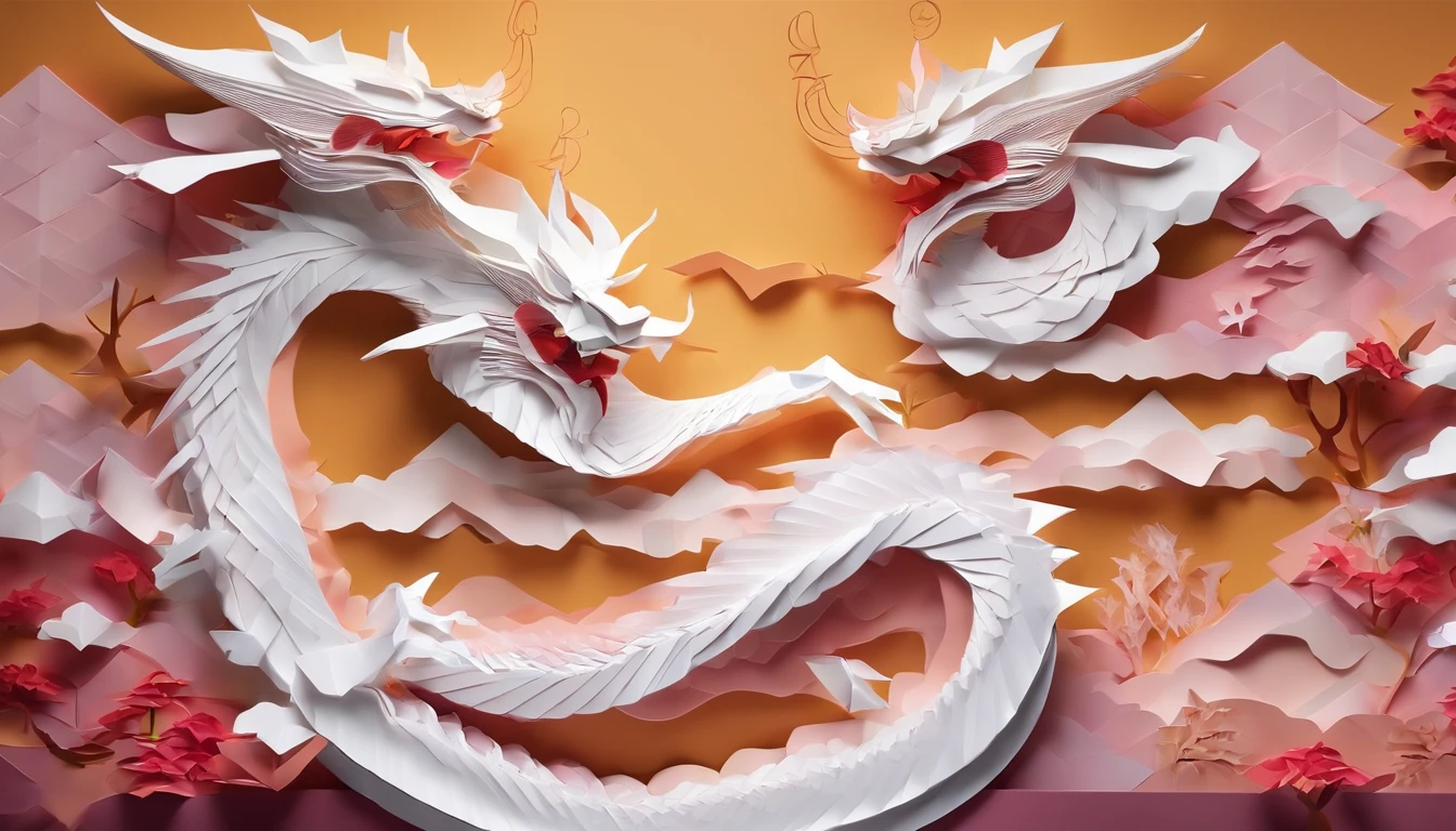 Very beautiful Chinese Year of the Dragon scene,Large depth of field perspective,NOhumans,Vivid effects and details,Excellent picture quality,A high resolution