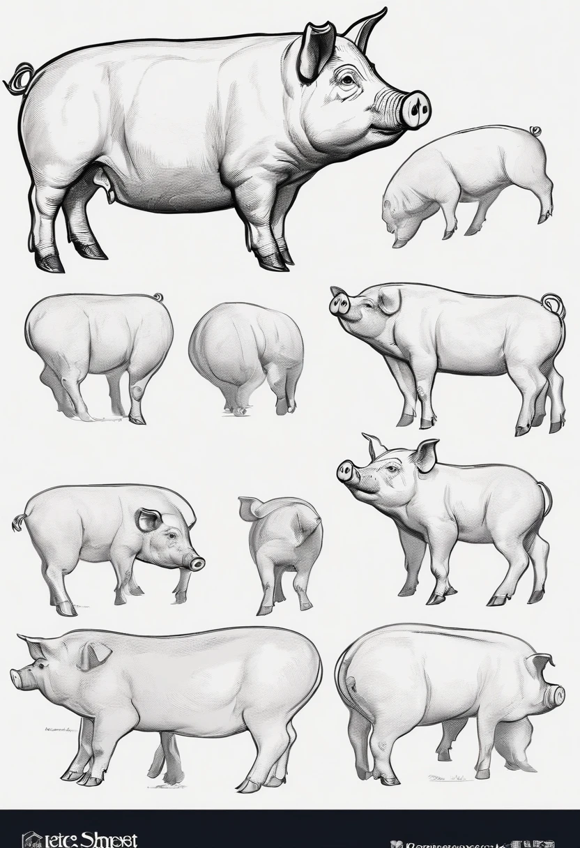 pig model sheet