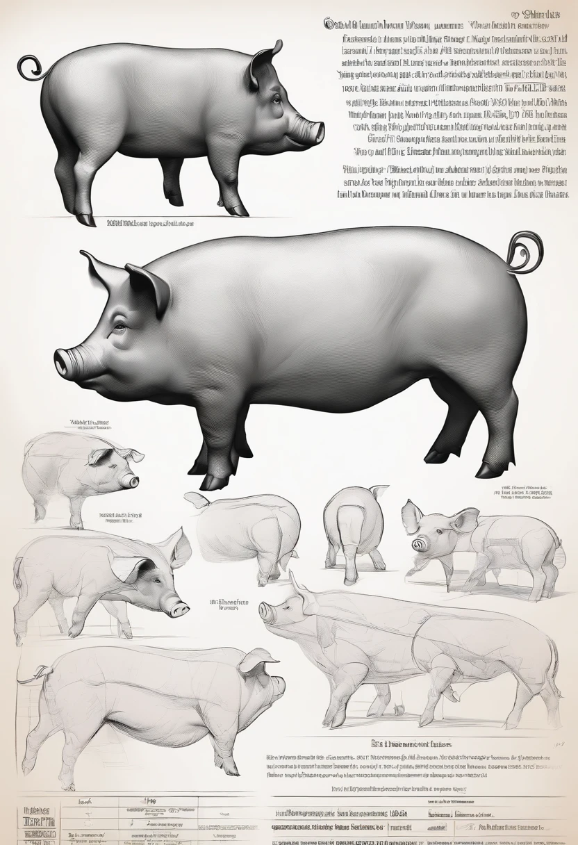 pig model sheet