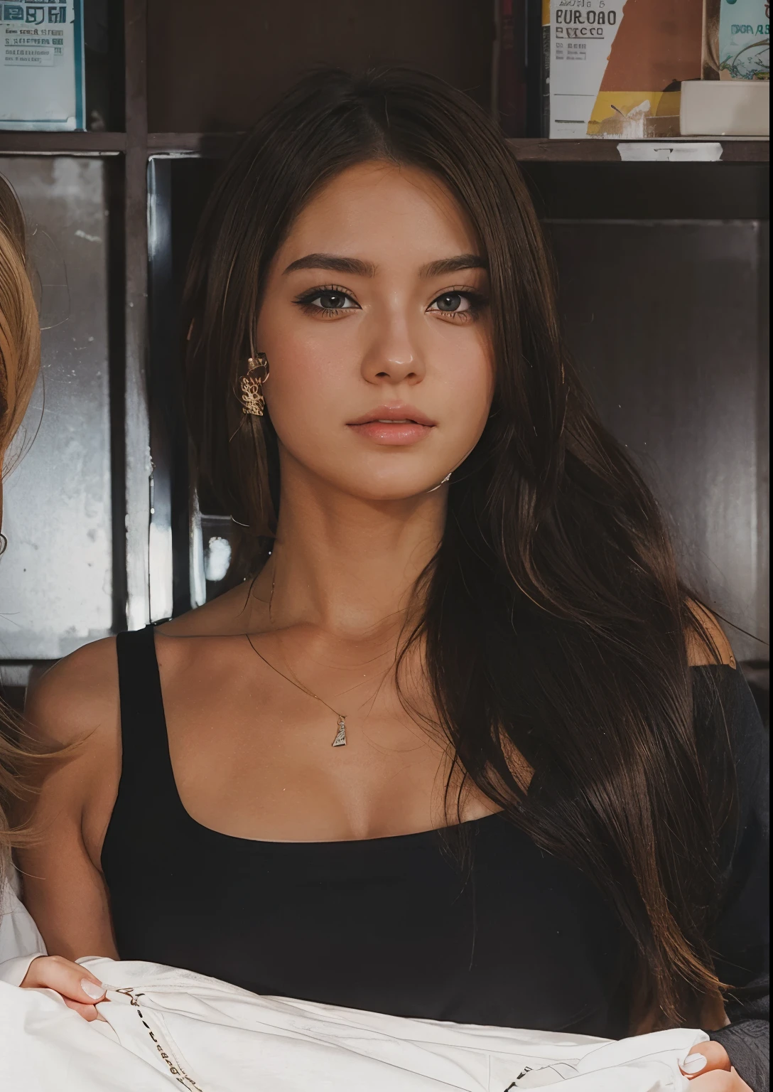 Make it anime style and change her hair to blonde