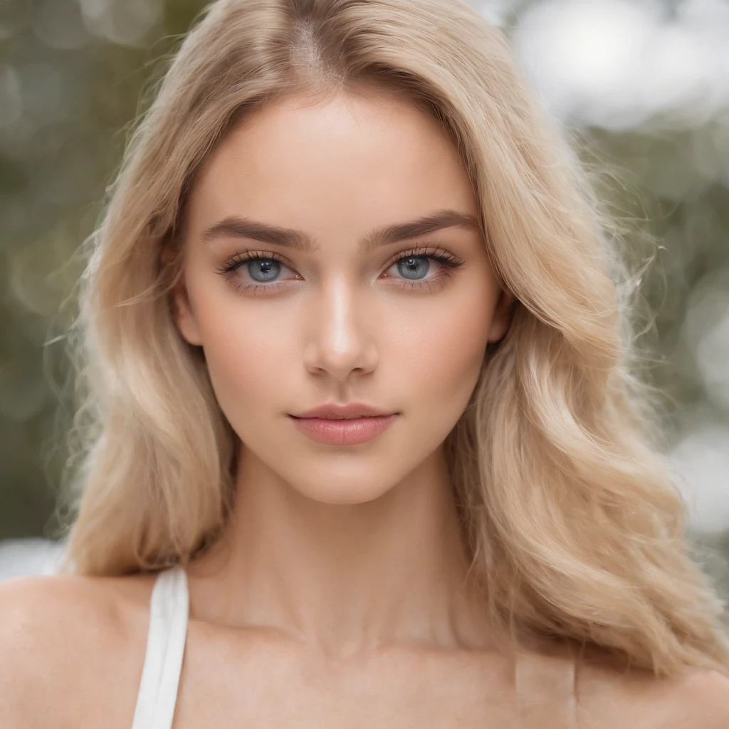 Mujer rubia con ojos azules y top blanco posando para una foto., cabello rubio y ojos grandes, hermosa chica rubia, una hermosa adolescente, Retrato en primer plano, Retrato Sophie Mudd, Hermoso rostro joven, hermosa joven, Retrato de Vanessa Morgan, Cara perfectamente iluminada, Retrato a mitad de plano de una hermosa, Joven rubia, Atractivo rostro hermoso, en el gimnasio, de cuerpo entero