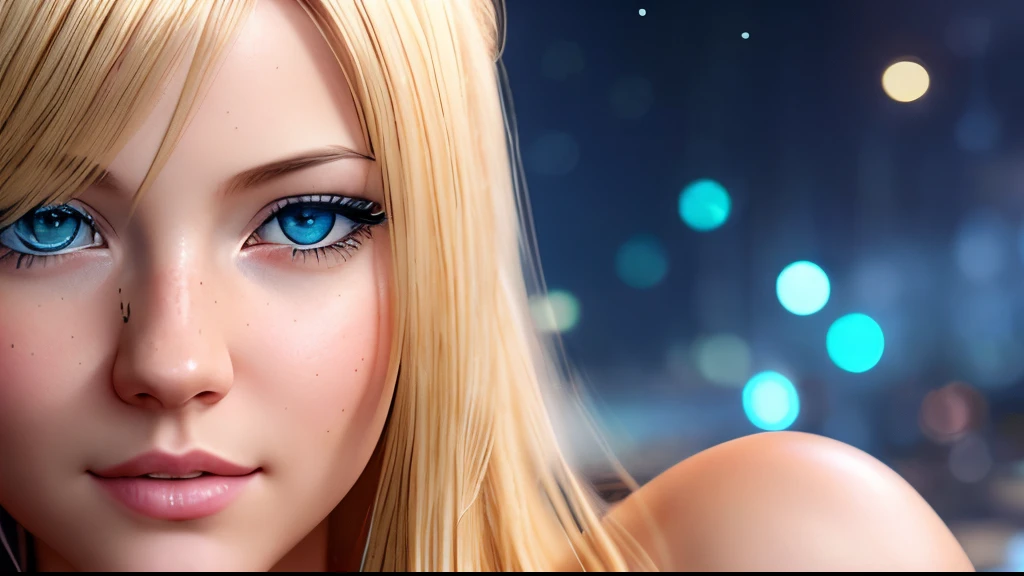 blonde with blue eyes looking at a pile of noodles, karol bak uhd, highly detailed vfx portrait of, super realistic food picture, From spaghetti, Ultra-realistic digital art, Still from an 8k movie, highly detailed 4k digital art, realistic 4k digital art, realistic 4k digital art, CG art, ultrarealistic concept art, spaghetti