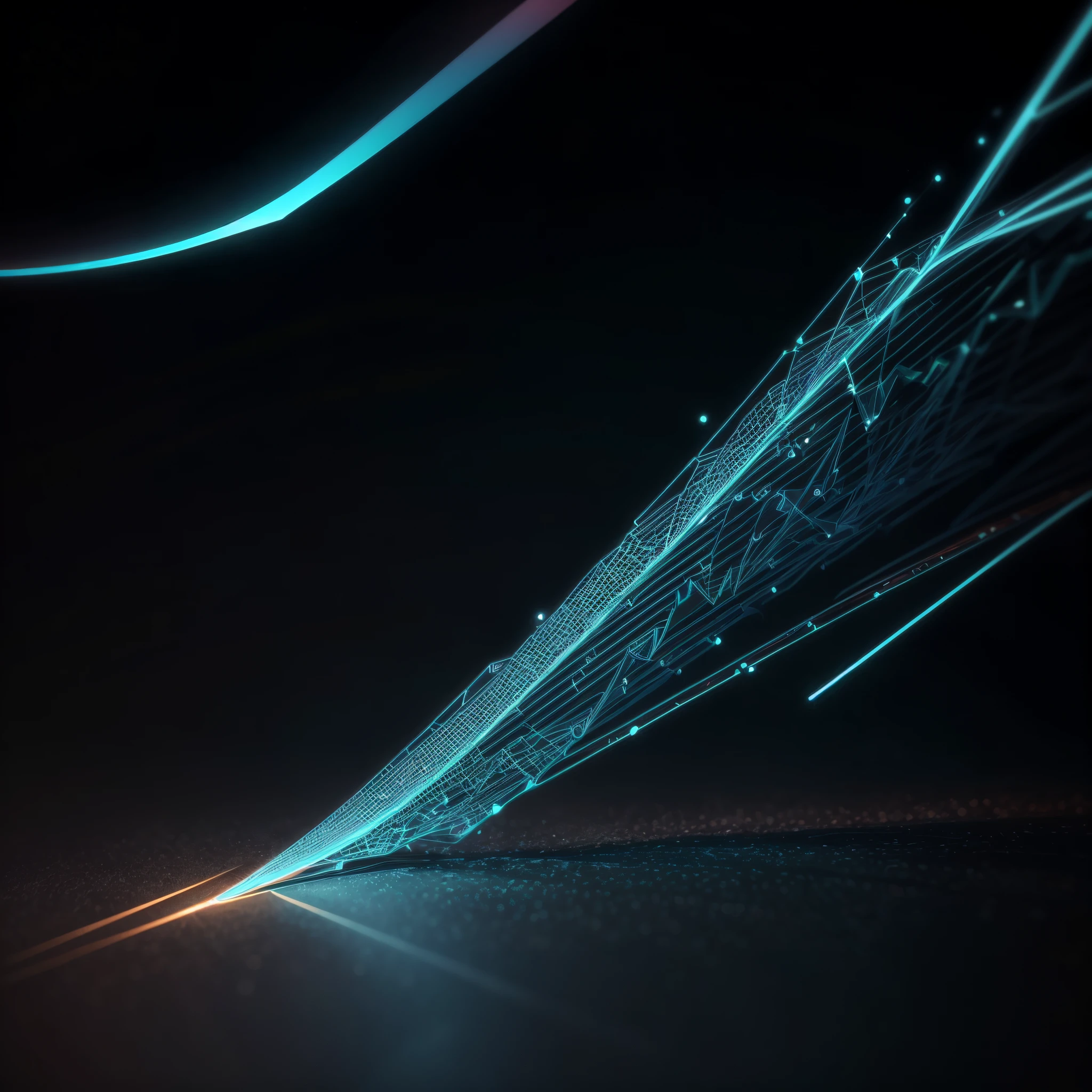 Engaging 3D visualization featuring stunning graphs、glinting