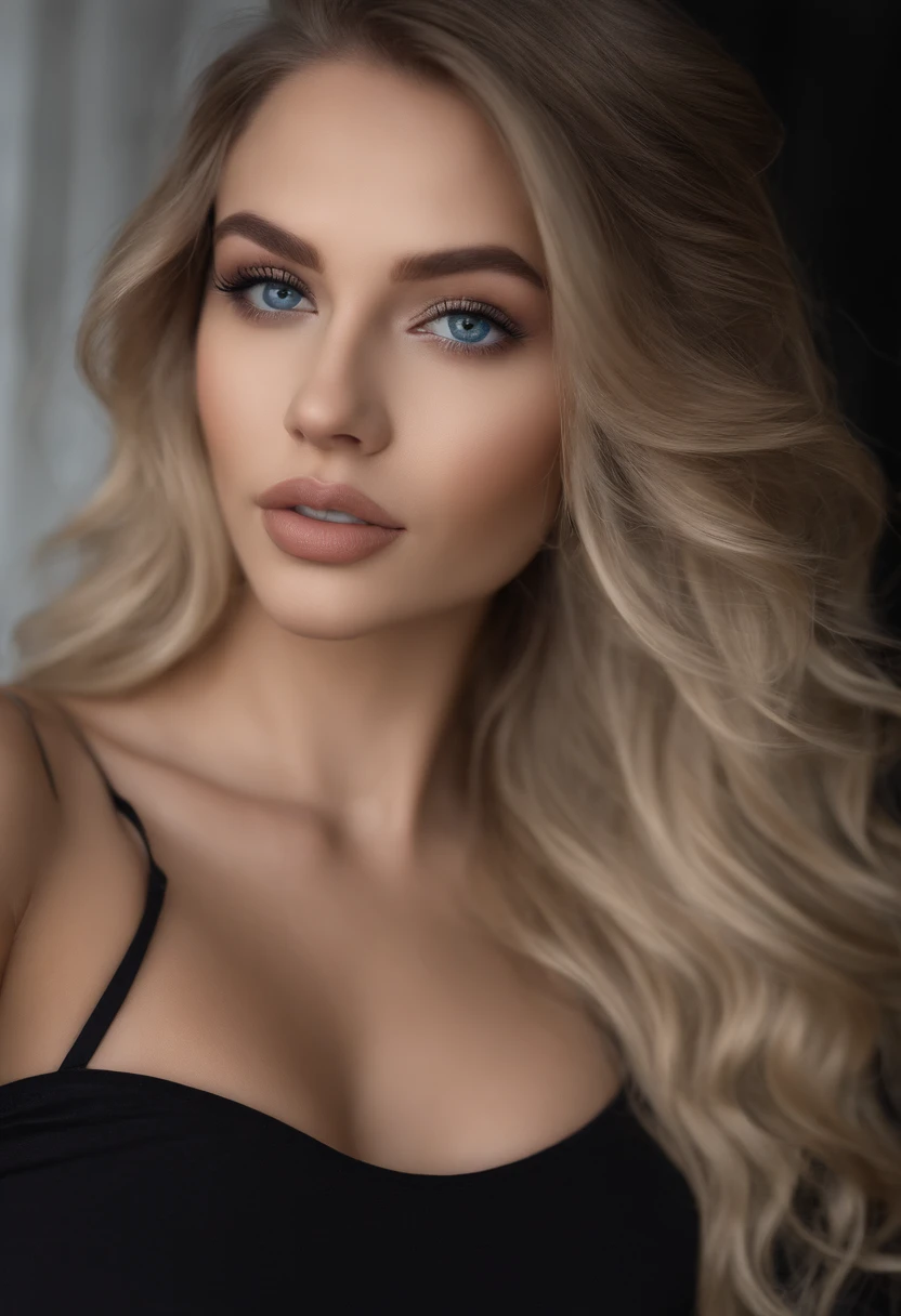 arafed frau voll , Sexy girl with blue eyes, ultra realistisch, Akribisch detailliert, portrait sophie mudd, blonde hair and large eyes, Selfie einer jungen Frau, Augen im Schlafzimmer, Violet Myers, ohne Make-up, Natural makeup, Blick direkt in die Kamera, Gesicht mit Artgram, dezentes Make-up, Stunning full body shot, die auf dem Bett kniet, im Schlafzimmer, medium to large bust size; ; ;nackt, zeigend, medium to large breasts exposed, rasierter Po,