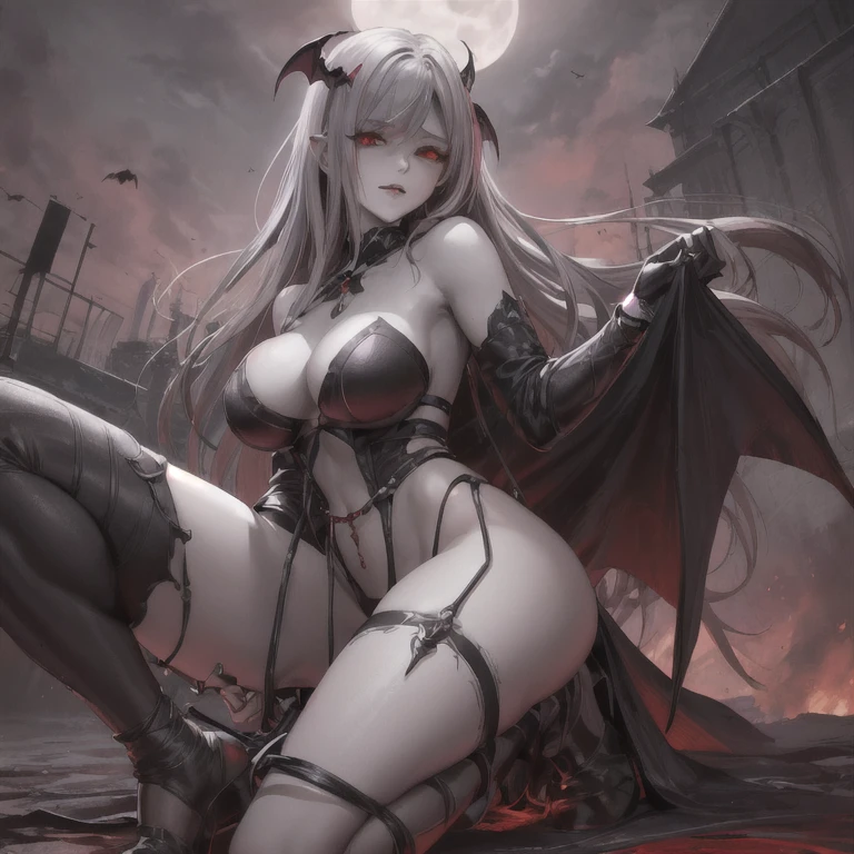 (((((Horror illustration))))), ((fantasy illustrations)), (((masuter piece))), ((dynamic ungle))、((eyes glowing red))、 ((Many monsters))), (Spirits)、(Monsters walking side by side at night)), (((Detailed background)))、(((Best Quality))), (((Best Illustration)))、 (((Best Shadow))), (((extremely delicate and beautiful)))、 (Back Light)、((Extremely delicate and beautiful)), (((a dark night)))、 ((Wind)), (Moonlight), (((Mature female vampires)))、 Mature female vampires、Mature succubus、 with large wings like a bat,,,,,,,,,,,,,,,,,,,,,,,,,,,,,,,,,,,,,,,,,,,,,,,,,,,,,,,,,,,,,,,,,,,,,,,,,,,,,,,,,,,,,,,,,,,,,,,,,,,,,,,,,,,,,,,,,,,,,,,,,,,,,,,,,,,,,,,,,,,,,,,,,,,,,,,,,,,,,,,,,,,,,,,,,,,,,,,,,,,,,,,,,,,,,,,,,,,,,,,,,,,,,,,,,,,,,,,,,,,,,,,,,,,,,,,,,,,,,,,,,,,,,,,,,,,,,,,,,,,,,,,,,,,,,,,,,,,,,,,,,,,,,,,,,,,,,,,,,,,,,,,,,,、(Black nails)、(long claws)、(Slender face)、 Big breasts, (((Fangs grow))), (((((Sit on a man's ass,,,Kick a man,,,,,,,Kick a man,,,,,,,,,Kick a man,,,,,,,,,,,,,Stomping a man,,,,,,,,,,,,,,,Stomping a man,,,,,,,,Riding on a man,,,,,,,,,Riding on a man,,,,,,,,,,Muscular and healthy human male,,,,,,,,Two female vampires sandwich a man,,,,,,,,,,,,,,,))))),red eyes、 ((((One person is lying on his back、The opponent layers his body on top of it、Deep kiss、French Kissing))))、 ((A dark-haired)), (Shiny hair), (((Jewelry Pearl Red Eyes)))、 (finely detail)、 (((scornful eyes))),Big breasts、 (((Moonlight))), Abundant bloom, (((Four seasons fold々The beauty of)))、 (dead wood)、(Withered flowers})、seductiv、Mature female vampires、、、、、、、、、She wears black transparent suspender stockings and black high heels。Femme and move、((((Sexually provocative gaze、Entice your audience、Look at your audience with contempt))))。sexy lip。offcial art。8K Wallpaper Multiple Mature Female Vampires、the kiss、cuddling、hand on the breasts、fine panties、Beautiful exposure 、pointed Nipple、beutiful breast、二重まぶた、Sexy body、Full chest、Moisturized skin、((((BDSM、toppless))))、Strapless、Pose Seductive、a bed、Slender Leg、open one's legs、thin-waist