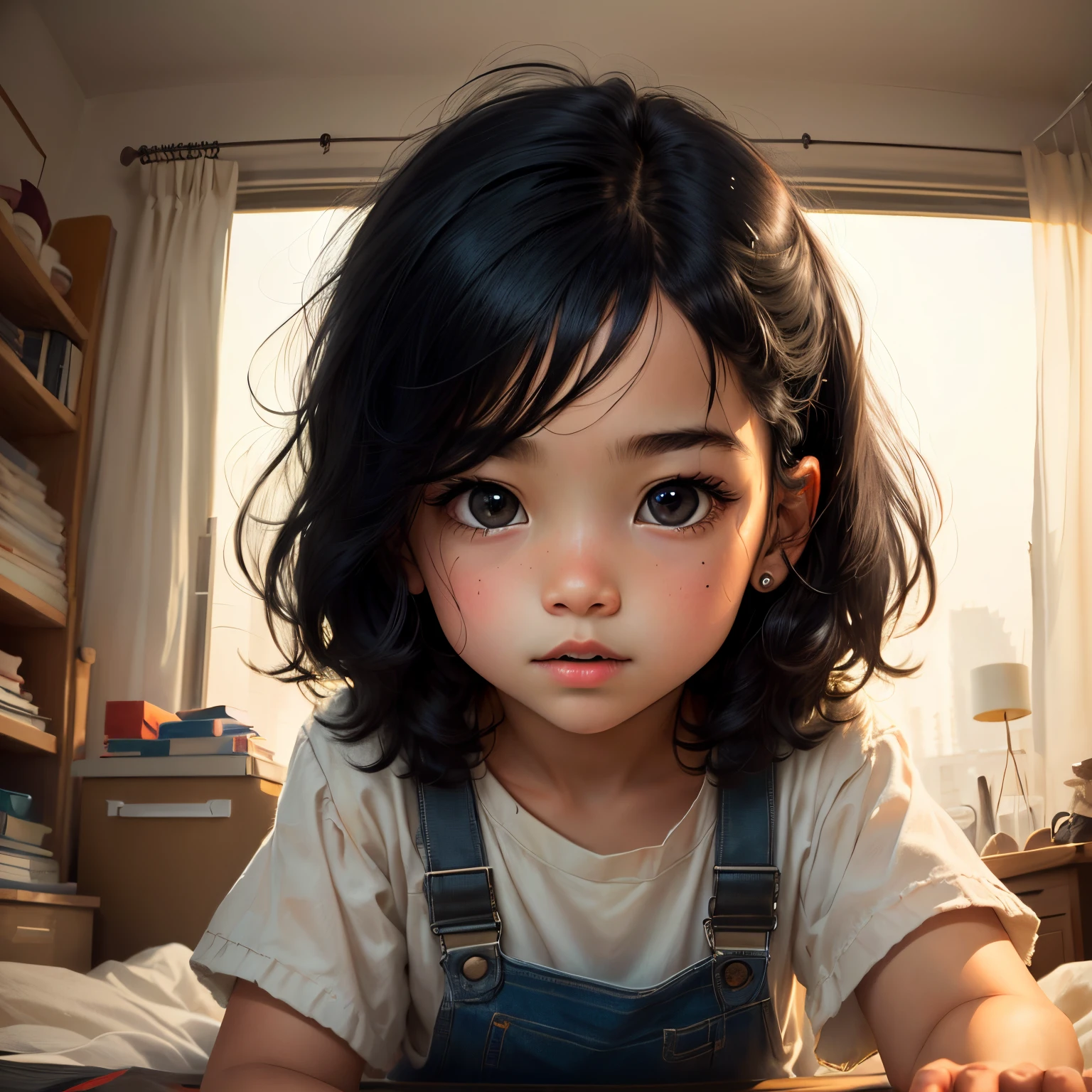 por favor de 5 ideias de prompt para uma cena de ferida emocional de abandono, esta cena tem que ser na fase da infancia