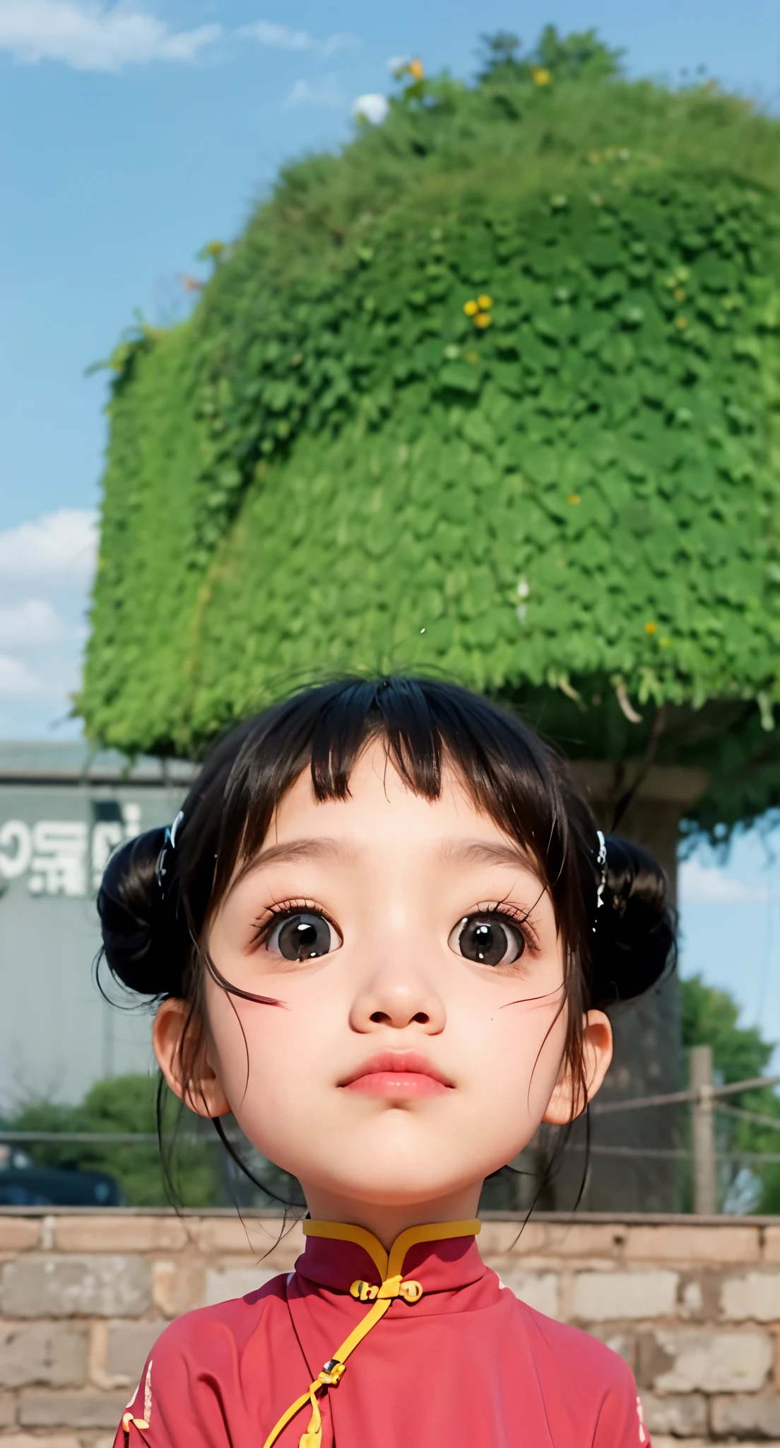 Real life adaption of this character ,The Korean beauty face of a , realistic same hair , (realistic same outfit), realistic background , realistic light, realistic shadow, realism, hyper realistic,(photorealistic:1.2), normal small eyes,