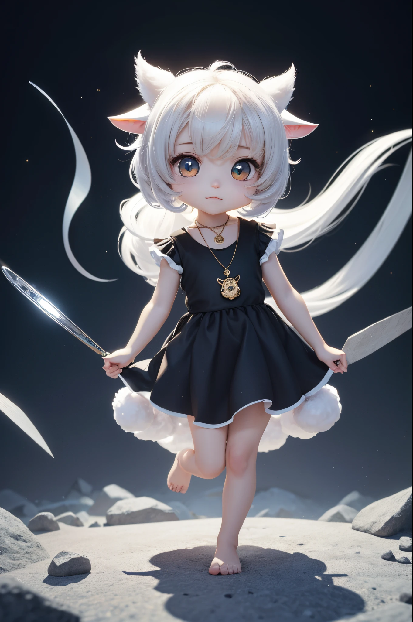 8K,Cute little surreal sheep with golden eyes wary necklace、Chibi、Adorable and fluffy、Logo Design、comic strip、cinematic lighting effect、A charming、3D Vector Art、Cute and quirky、Fantasyart、bokeh dof、handdraw、digitial painting、Soft lighting、Isometric style、4K resolution、photo realistic render、Highly detailed clean、Vector image、A photorealistic masterpiece、professional photograpy、Simple space background、Flat white background、 isometry、vivid vector,Stand on both feet,