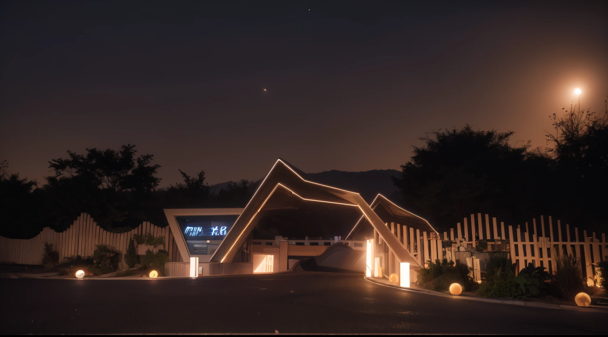 (((tmasterpiece))),((Best quality at best)),Daytime rendering,During the day,Metallic,highway sign,Strip light,Bridges,freeway,a plant,floor lamp,technical,modern,hight contrast,vibrant with colors,night time render,(Interesting light and shadow:1.02),