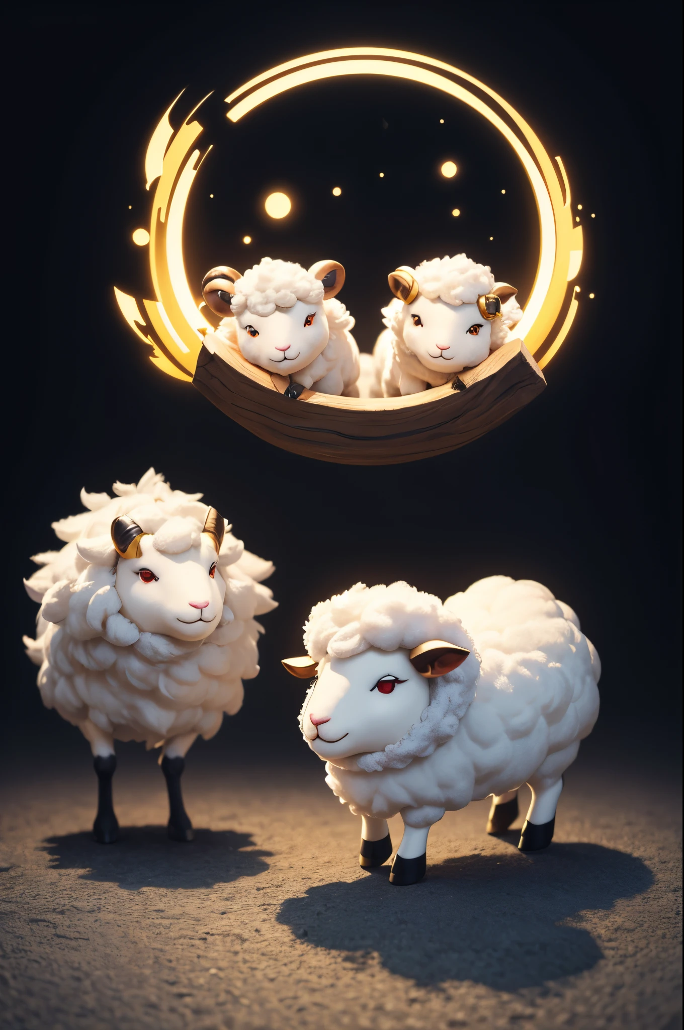 8K,Male,Cute little surreal sheep with sharp golden eyes、Chibi、male child,Adorable and fluffy、Logo Design、comic strip、cinematic lighting effect、A charming、3D Vector Art、cute and wear pants、Fantasyart、bokeh dof、handdraw、digitial painting、Soft lighting、Isometric style、4K resolution、photo realistic render、Highly detailed clean、Vector image、A photorealistic masterpiece、professional photograpy、Simple space background、Flat white background、 isometry、vivid vector,Stand on both feet,