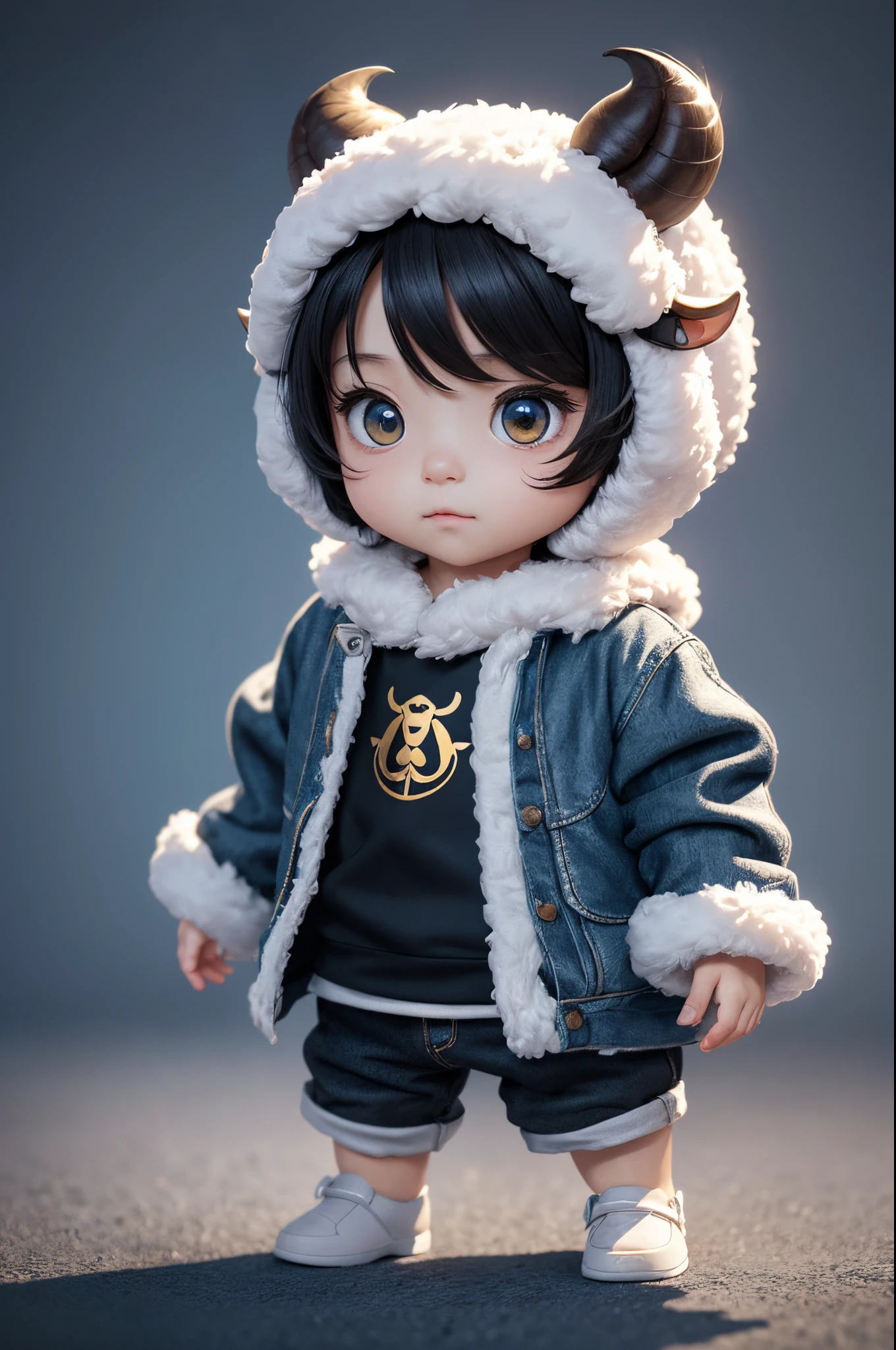 8K,Male,combat pose,Cute little surreal sheep with golden eyes、Chibi、male child,Adorable and fluffy、Logo Design、comic strip、cinematic lighting effect、A charming、3D Vector Art、cute and wear pants、Fantasyart、bokeh dof、handdraw、digitial painting、Soft lighting、Isometric style、4K resolution、photo realistic render、Highly detailed clean、Vector image、A photorealistic masterpiece、professional photograpy、Simple space background、Flat white background、 isometry、vivid vector,Stand on both feet,